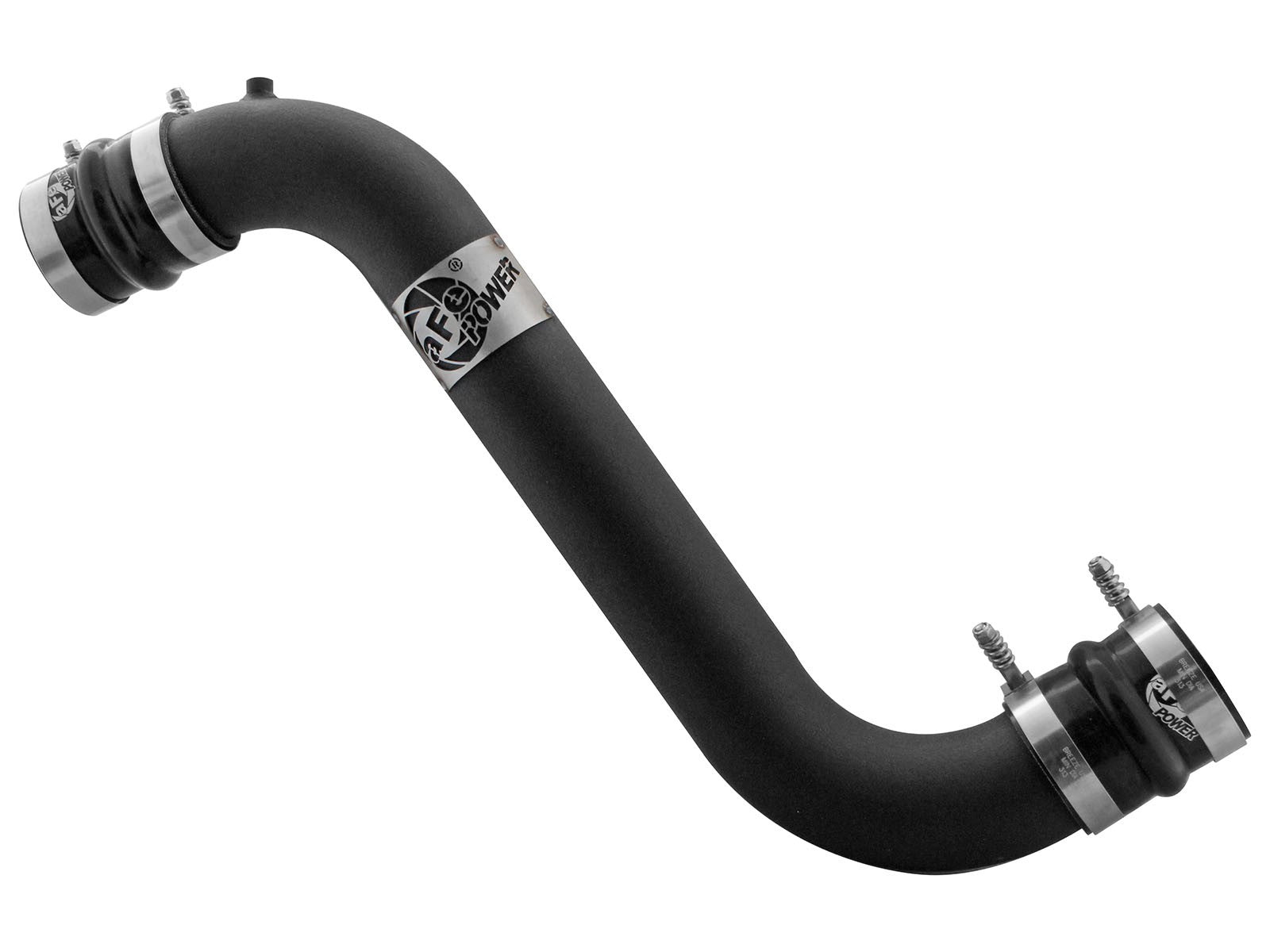 BladeRunner 3 Inch Aluminum Hot and Cold Charge Pipe Kit Black GM Diesel Trucks 11-16 V8-6.6L (td) Lml aFe Power