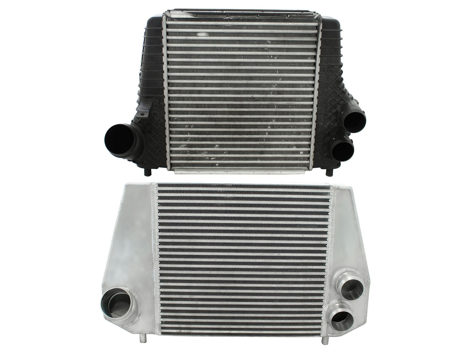 BladeRunner GT Series Intercooler Kit w/ Tubes Black Ford F-150 11-12 V6-3.5L (tt) aFe Power