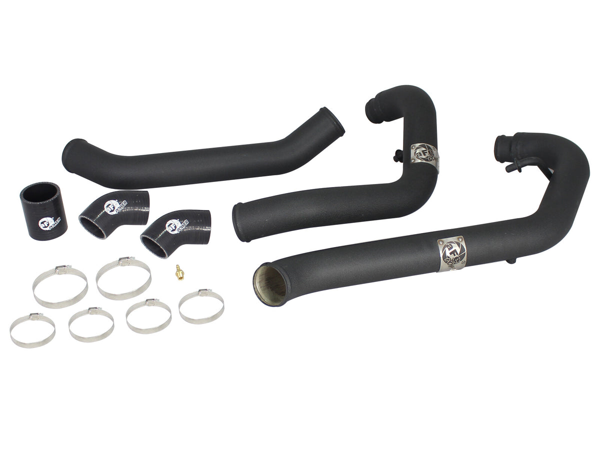 BladeRunner 2-1/2 Inch Aluminum Hot Charge Pipe Black Ford F-150 11-14 V6-3.5L (tt) aFe Power