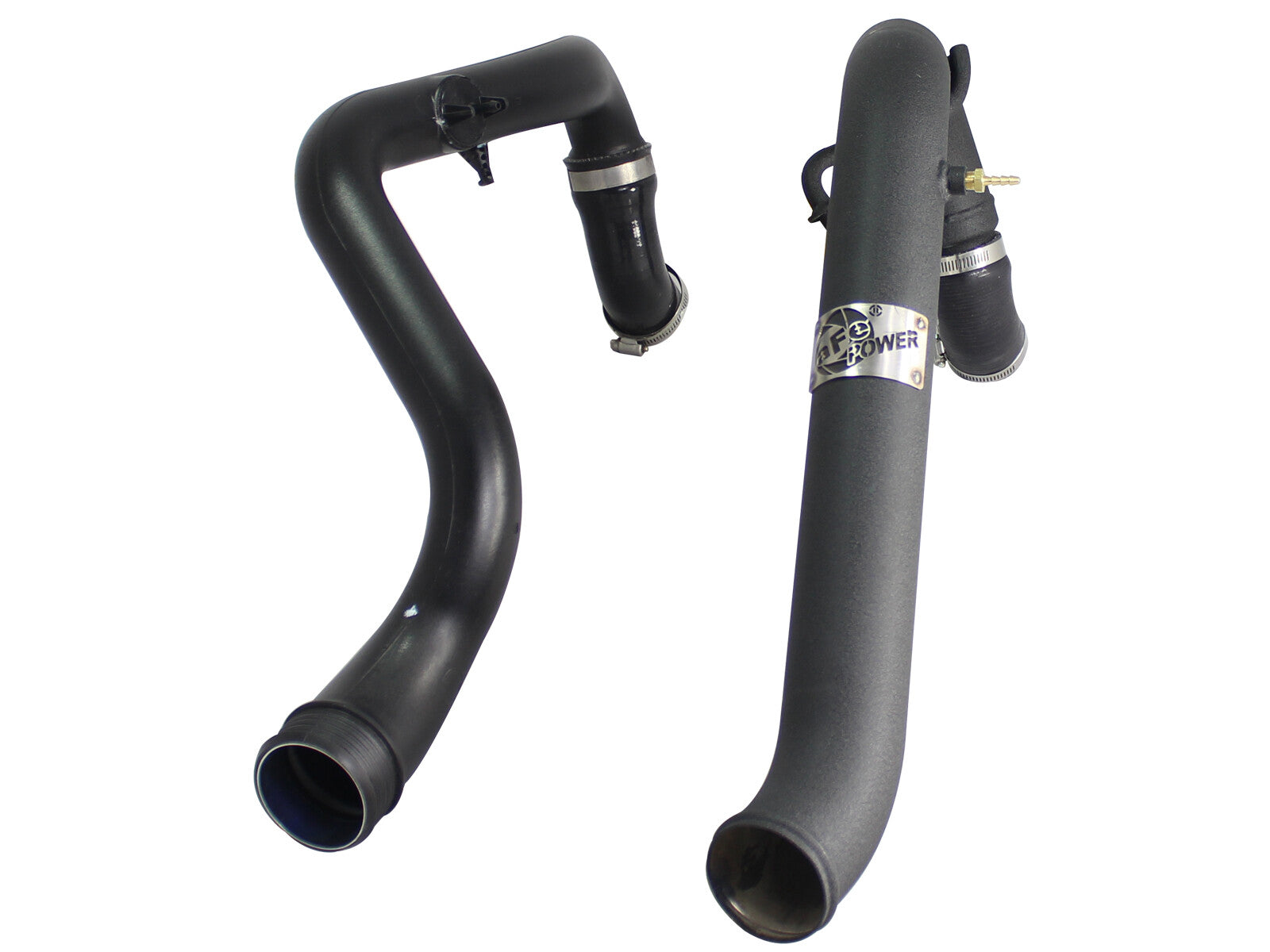 BladeRunner 2-1/2 Inch Aluminum Hot Charge Pipe Black Ford F-150 11-14 V6-3.5L (tt) aFe Power