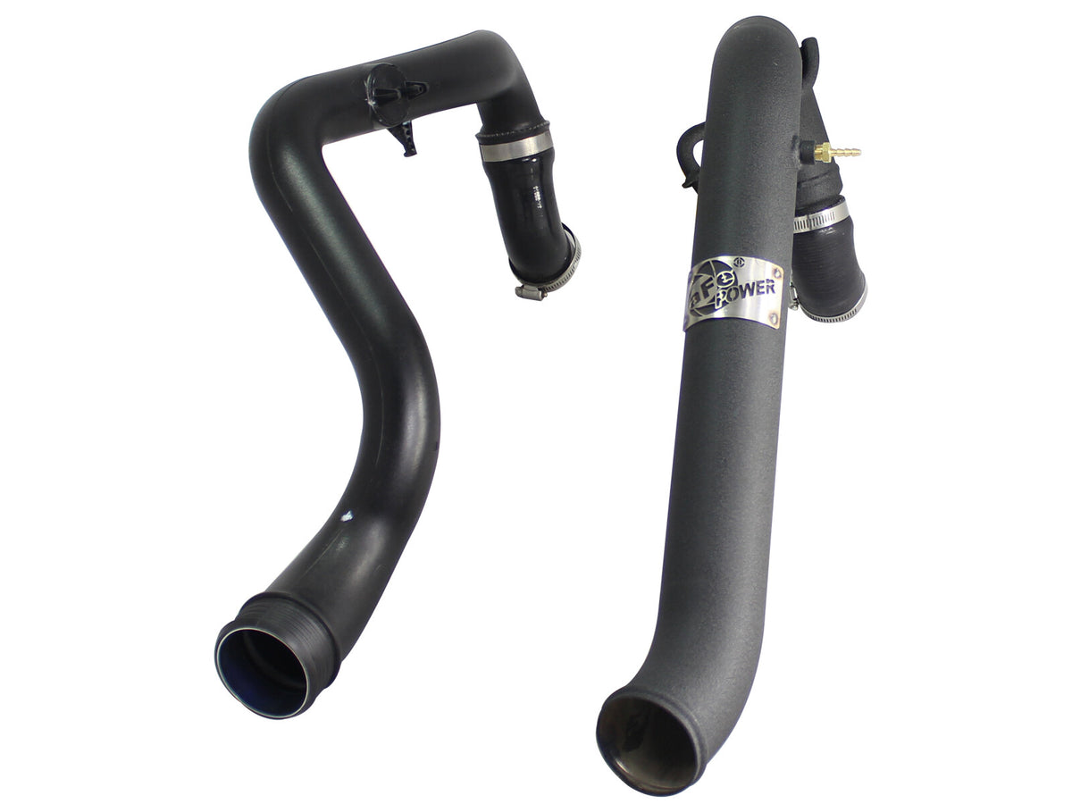 BladeRunner 2-1/2 Inch Aluminum Hot Charge Pipe Black Ford F-150 11-14 V6-3.5L (tt) aFe Power
