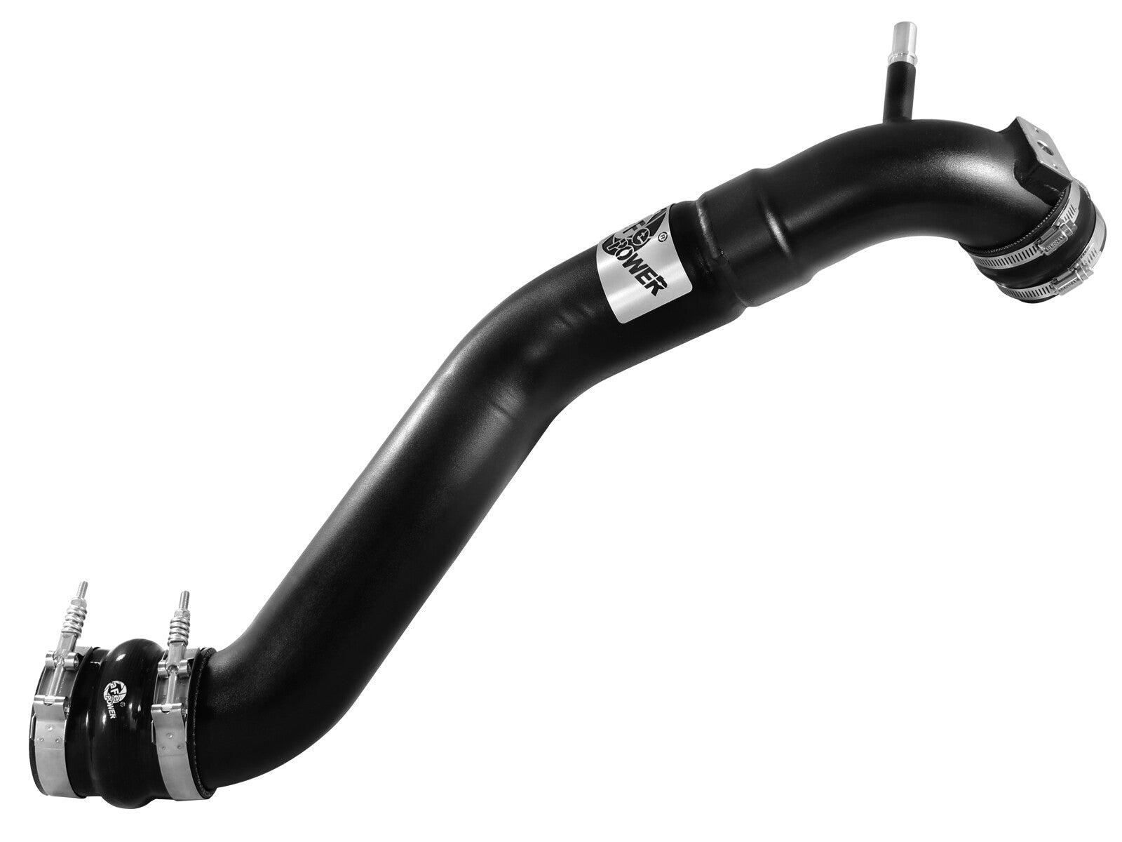 BladeRunner 3-1/2 Inch to 3 Inch Aluminum Cold Charge Pipe Black Ford F-150 11-14 V6-3.5L (tt) aFe Power