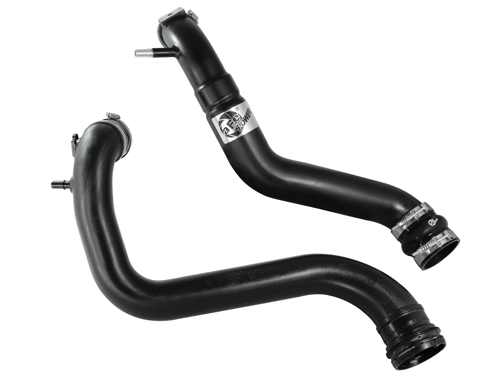 BladeRunner 3-1/2 Inch to 3 Inch Aluminum Cold Charge Pipe Black Ford F-150 11-14 V6-3.5L (tt) aFe Power