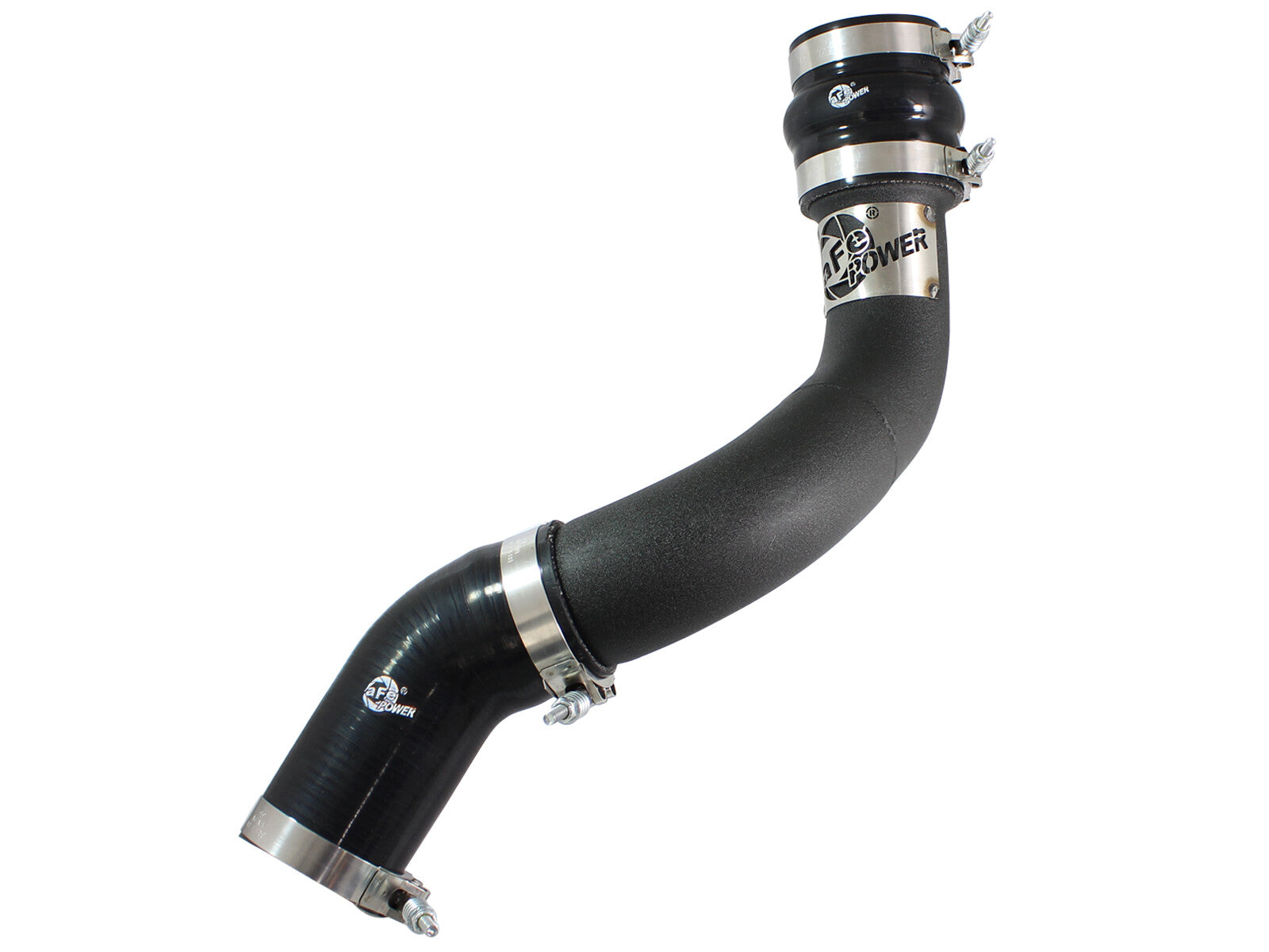 BladeRunner 3 Inch Aluminum Cold Charge Pipe Black Dodge Ram Diesel Trucks 13-18 L6-6.7L (td) aFe Power