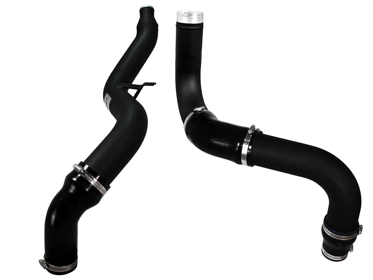 BladeRunner 3 Inch Aluminum Hot and Cold Charge Pipe Kit Black Dodge Ram 1500 EcoDiesel 14-18 V6-3.0L (td) aFe Power
