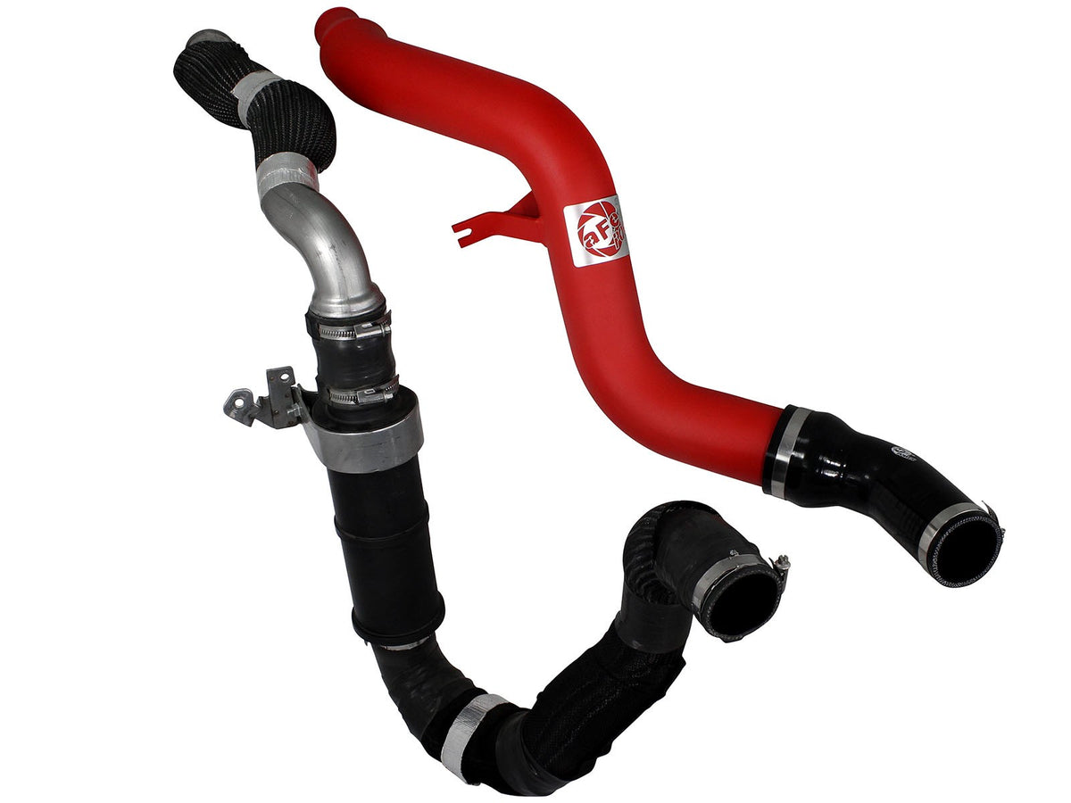 BladeRunner 3 Inch Aluminum Hot Charge Pipe Red Dodge Ram 1500 EcoDiesel 14-18 V6-3.0L (td) aFe Power
