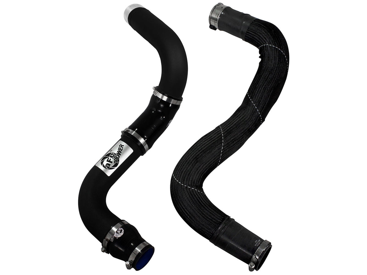 BladeRunner 3 Inch Aluminum Cold Charge Pipe Black Dodge Ram 1500 EcoDiesel 14-18 V6-3.0L (td) aFe Power