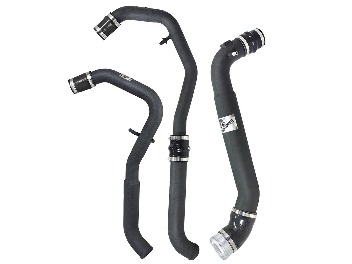 BladeRunner GT Series Intercooler Kit w/ Tubes Black Ford F-150 15-19 V6-2.7L (tt) aFe Power