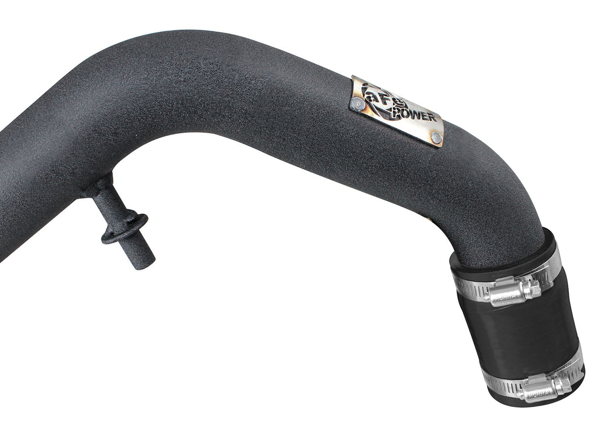 BladeRunner 3 Inch Aluminum Hot Charge Pipe Black Ford F-150 15-19 V6-2.7L (tt) aFe Power