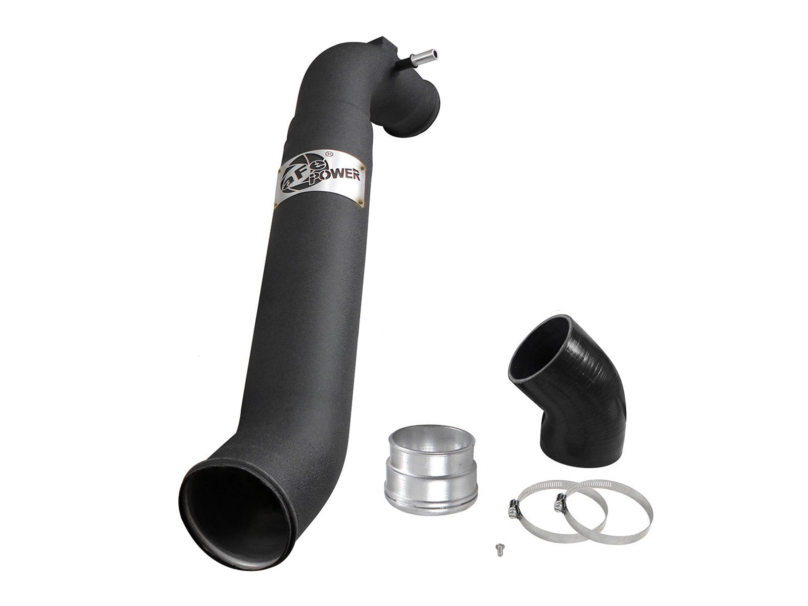 BladeRunner 3 Inch Aluminum Cold Charge Pipe Black Ford F-150 15-19 V6-2.7L (tt) aFe Power