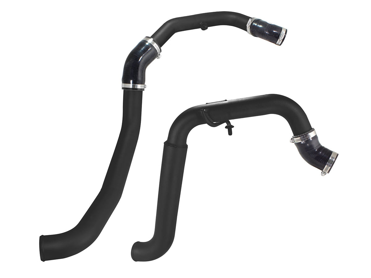 BladeRunner 2 Inch to 2-1/2 Inch Aluminum Hot Charge Pipe Black Ford F-150 15-19 V6-3.5L (tt) aFe Power