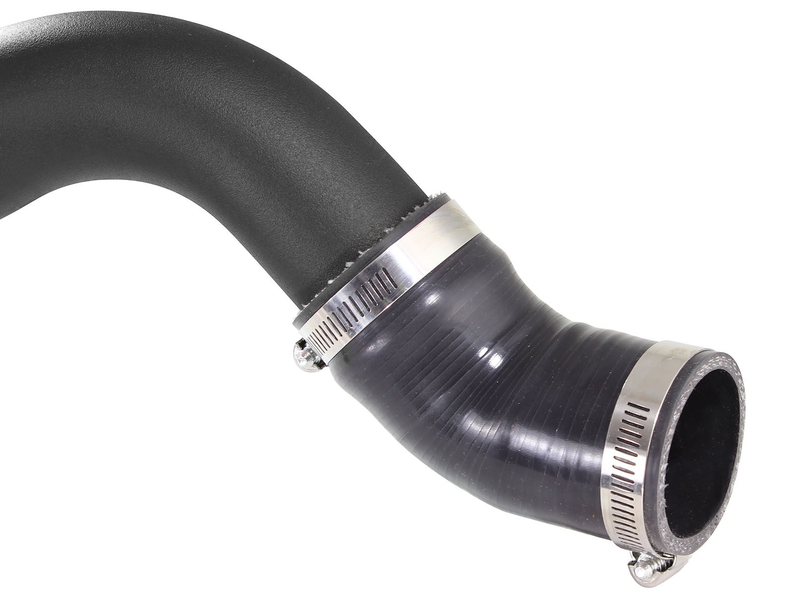 BladeRunner 2 Inch to 2-1/2 Inch Aluminum Hot Charge Pipe Black Ford F-150 15-19 V6-3.5L (tt) aFe Power