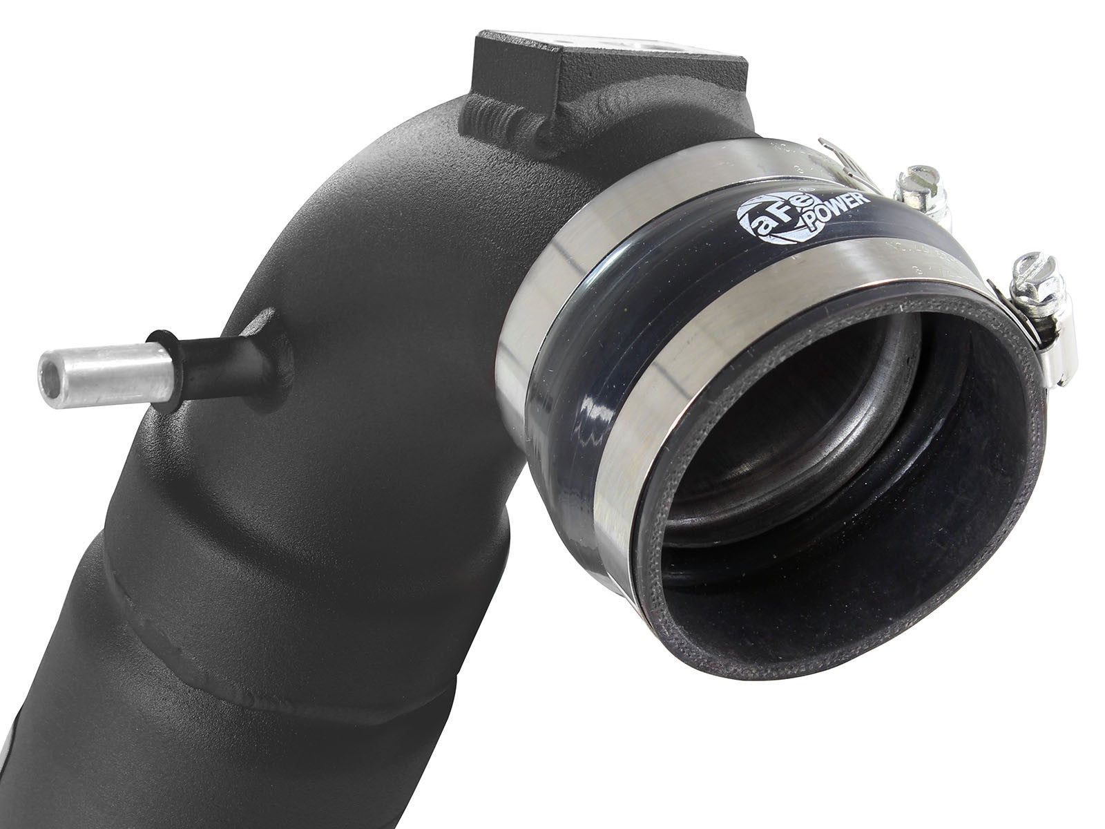 BladeRunner 3-1/2 Inch to 3 Inch Aluminum Cold Charge Pipe Black Ford F-150 15-19 V6-3.5L (tt) aFe Power