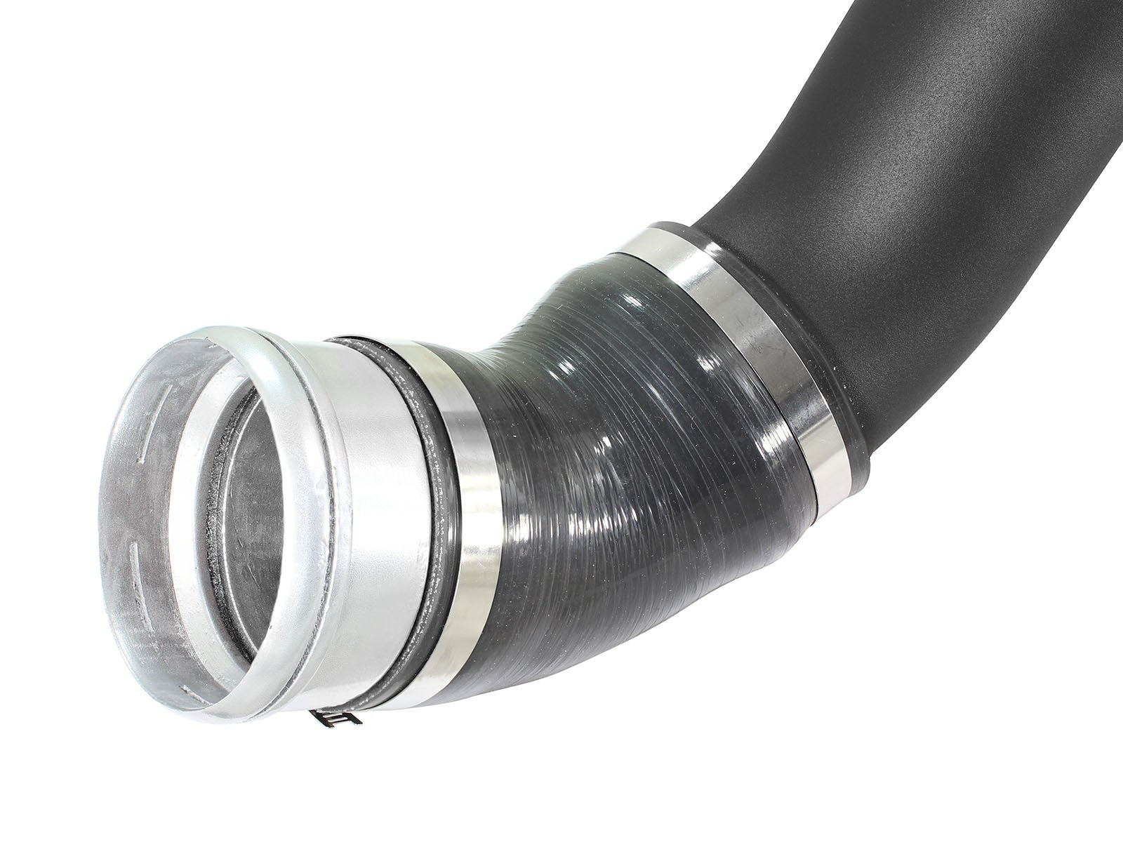 BladeRunner 3-1/2 Inch to 3 Inch Aluminum Cold Charge Pipe Black Ford F-150 15-19 V6-3.5L (tt) aFe Power