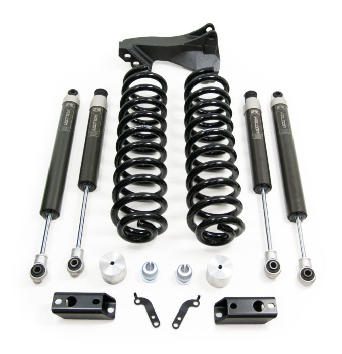 2.5 Inch Coil Spring Front Lift Kit W/Falcon 1.1 Monotube Shocks Front/Rear 2020-2025 Ford F-250/F-350Super Duty Diesel 4WD ReadyLIFT
