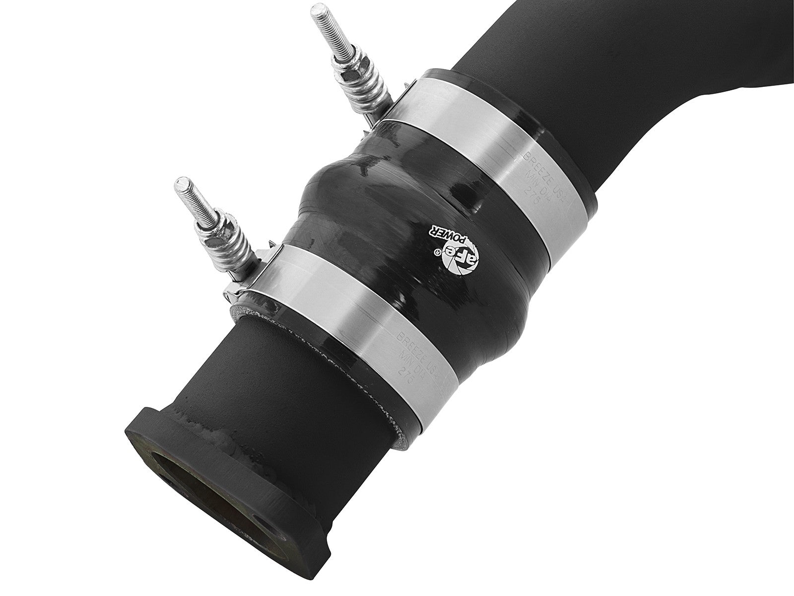 BladeRunner 3 Inch Aluminum Hot and Cold Charge Pipe Kit Black Nissan Titan Xd 16-19 V8-5.0L (td) aFe Power