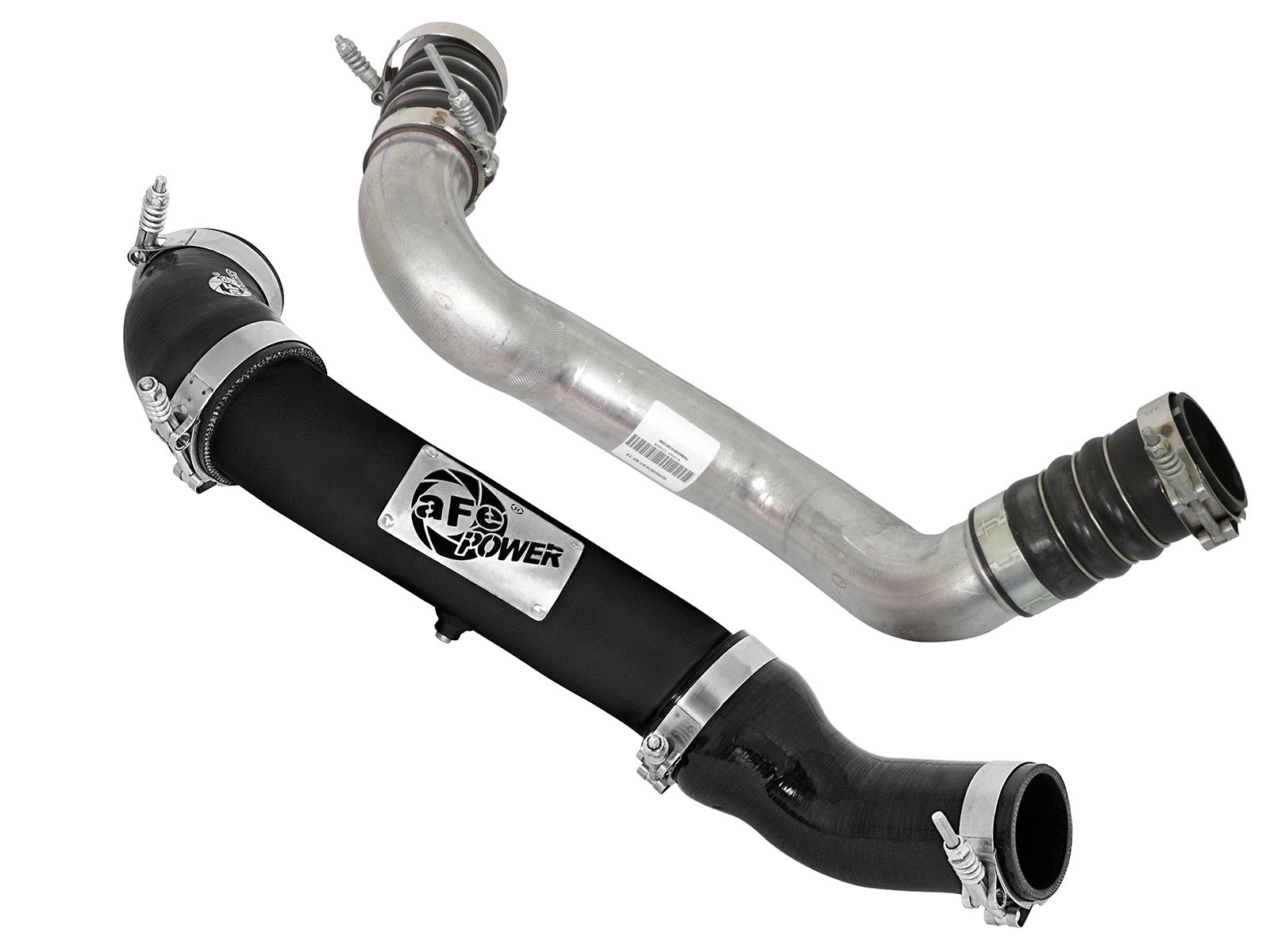 BladeRunner 3 Inch Aluminum Hot and Cold Charge Pipe Kit Black Nissan Titan Xd 16-19 V8-5.0L (td) aFe Power