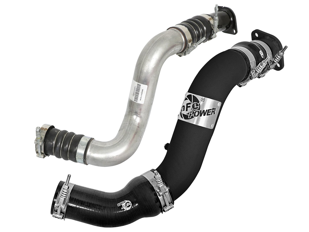 BladeRunner 3 Inch Aluminum Hot Charge Pipe Black Nissan Titan Xd 16-19 V8-5.0L (td) aFe Power