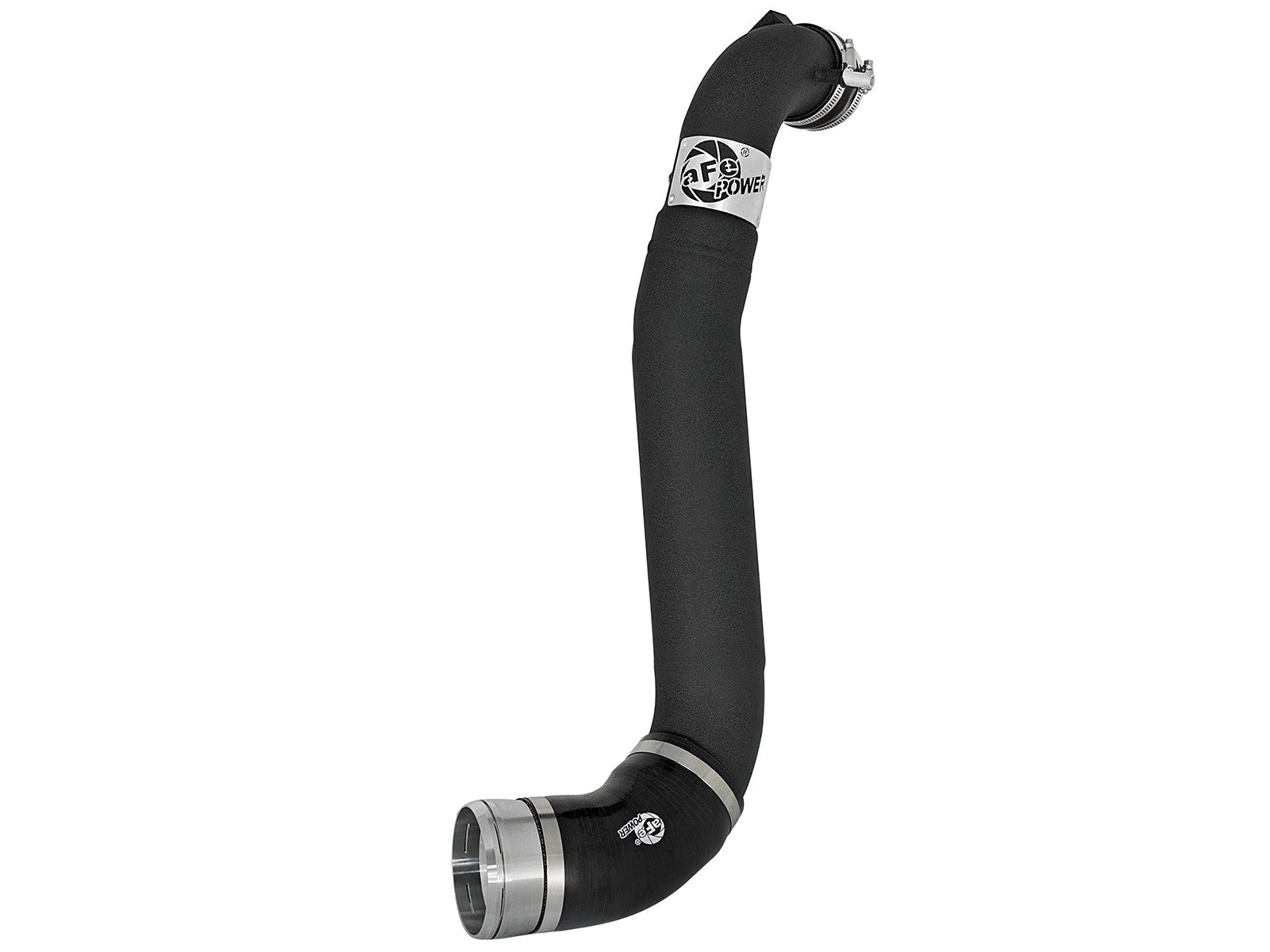 BladeRunner 3-1/2 Inch to 3 Inch Aluminum Cold Charge Pipe Black Ford F-150 Raptor 17-19 V6-3.5L (tt) aFe Power