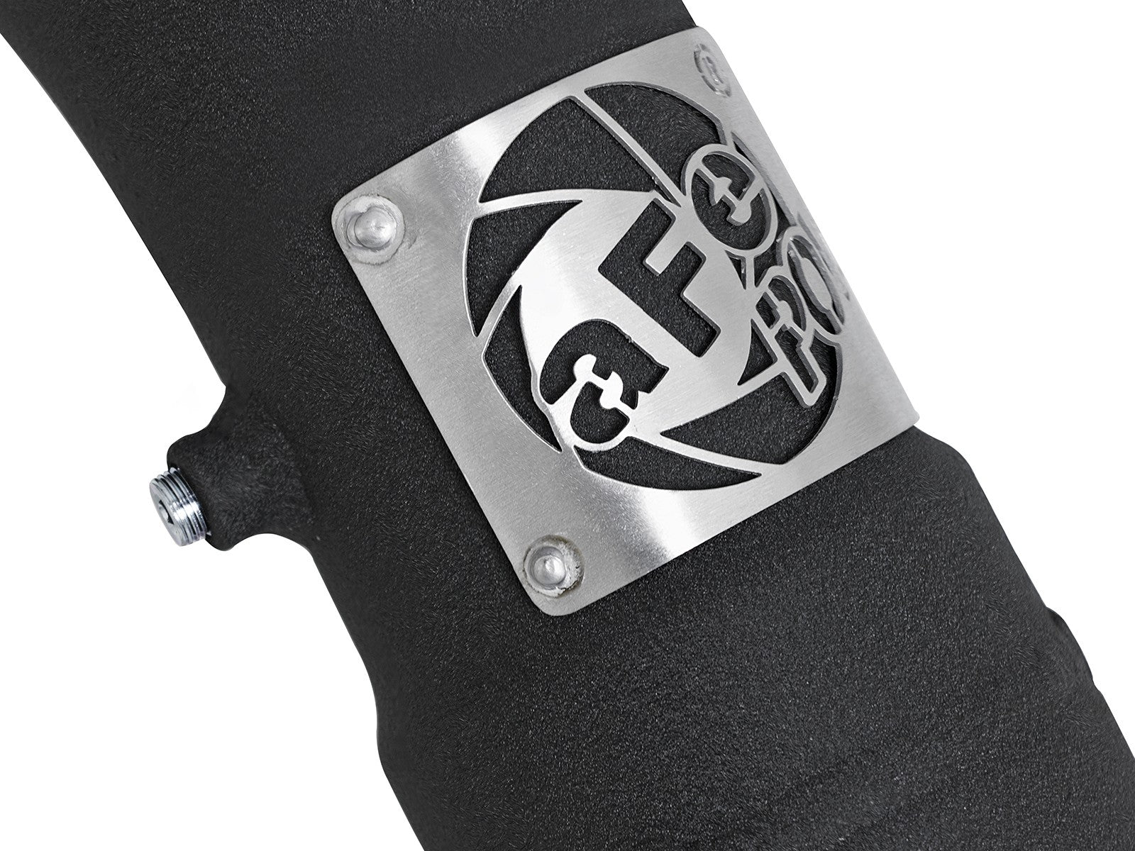 BladeRunner 3-1/2 Inch to 3 Inch Aluminum Cold Charge Pipe Black Ford F-150 Raptor 17-19 V6-3.5L (tt) aFe Power