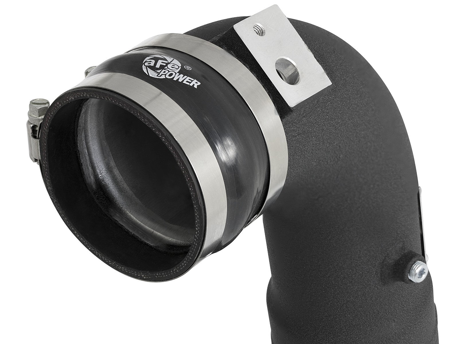 BladeRunner 3-1/2 Inch to 3 Inch Aluminum Cold Charge Pipe Black Ford F-150 Raptor 17-19 V6-3.5L (tt) aFe Power