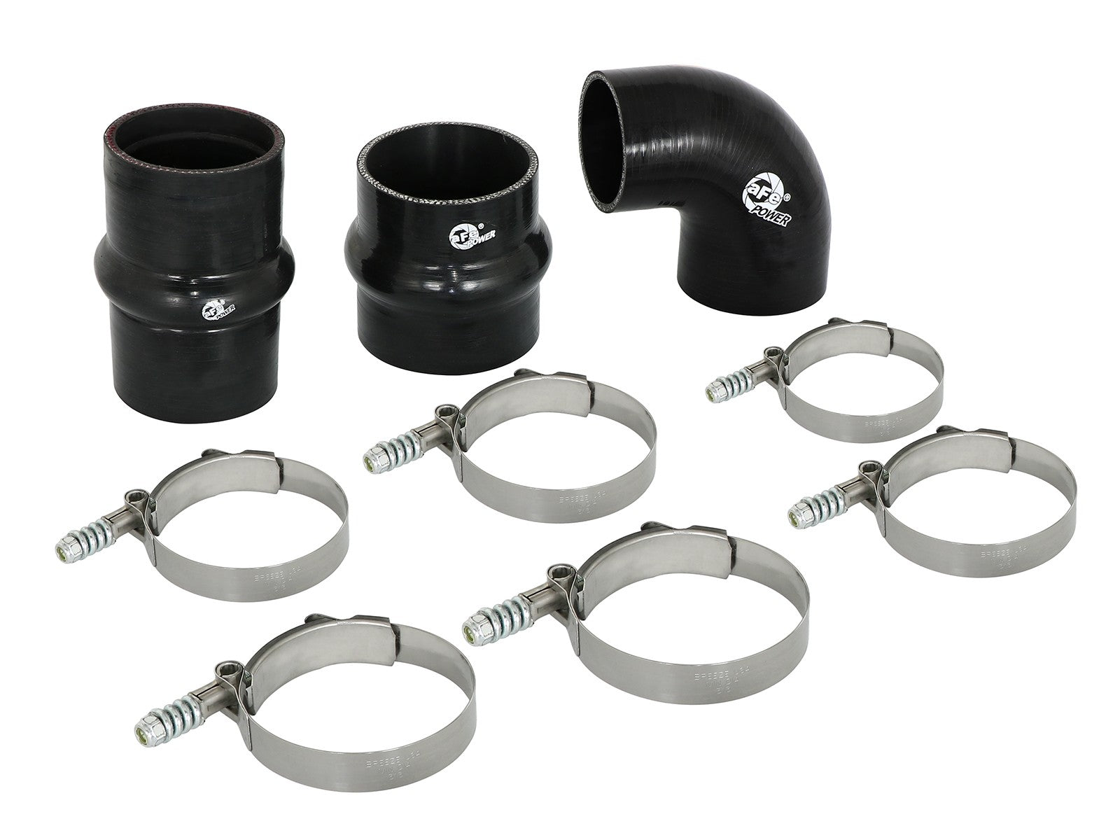 BladeRunner Intercooler Coupling & Clamp Kit for Factory Intercooler & aFe Tubes Ford Diesel Trucks 17-22 V8-6.7L (td) aFe Power