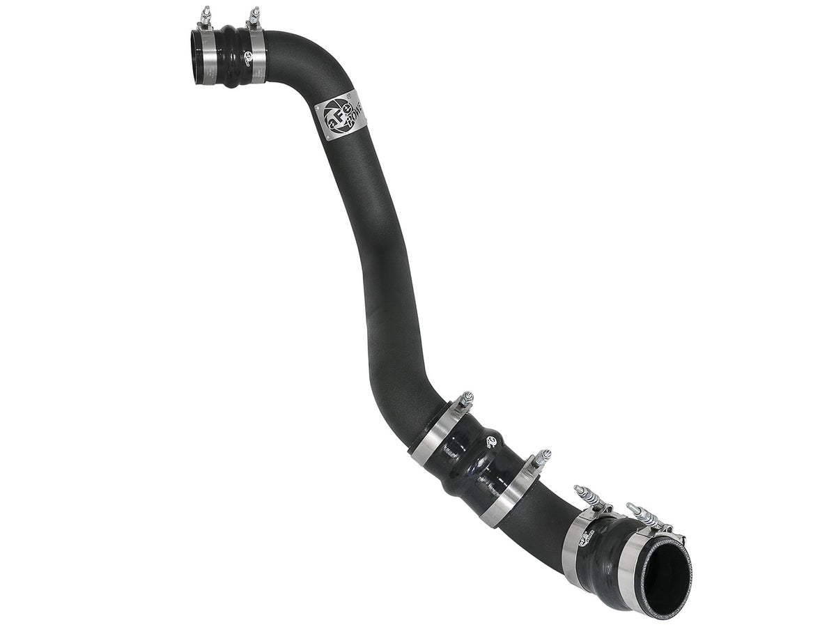 BladeRunner 3 Inch Aluminum Hot Charge Pipe Black GM Diesel Trucks 17-19 V8-6.6L (td) L5P aFe Power