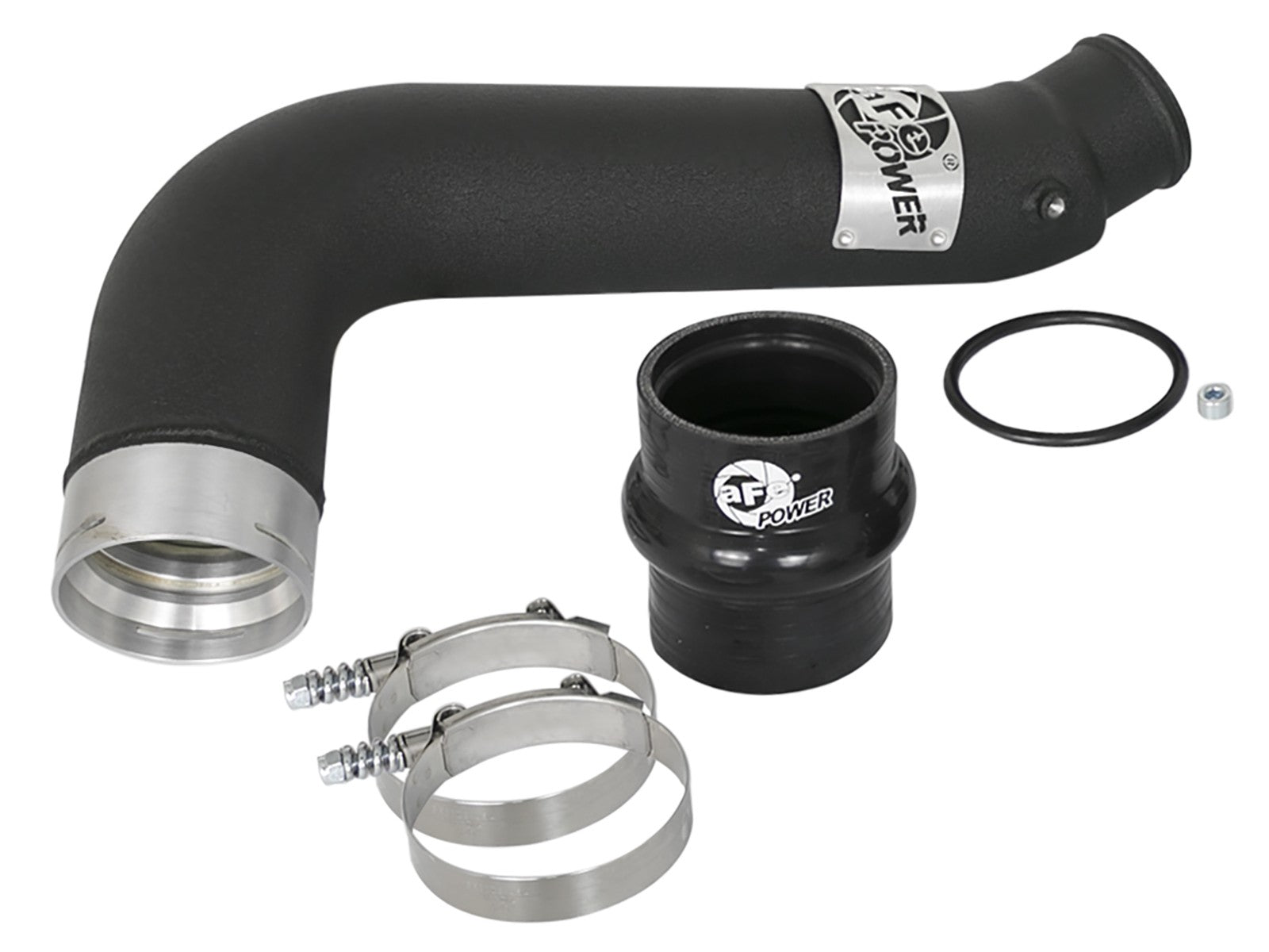 BladeRunner 3 Inch Aluminum Cold Charge Pipe Black GM Diesel Trucks 17-19 V8-6.6L (td) L5P aFe Power