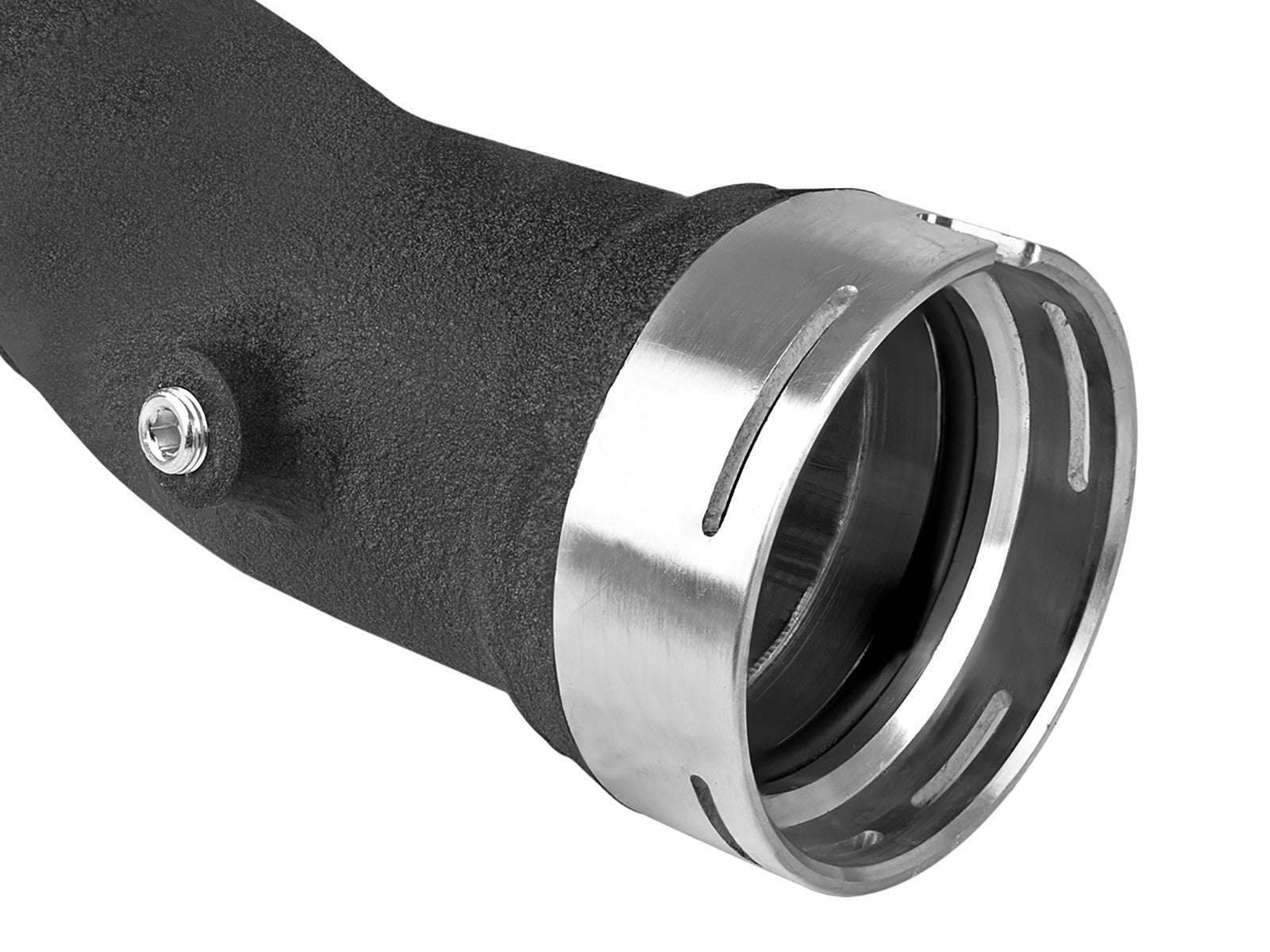BladeRunner 3 Inch Aluminum Hot and Cold Charge Pipe Kit Black Ford Ranger 19-23 L4-2.3L (t) aFe Power