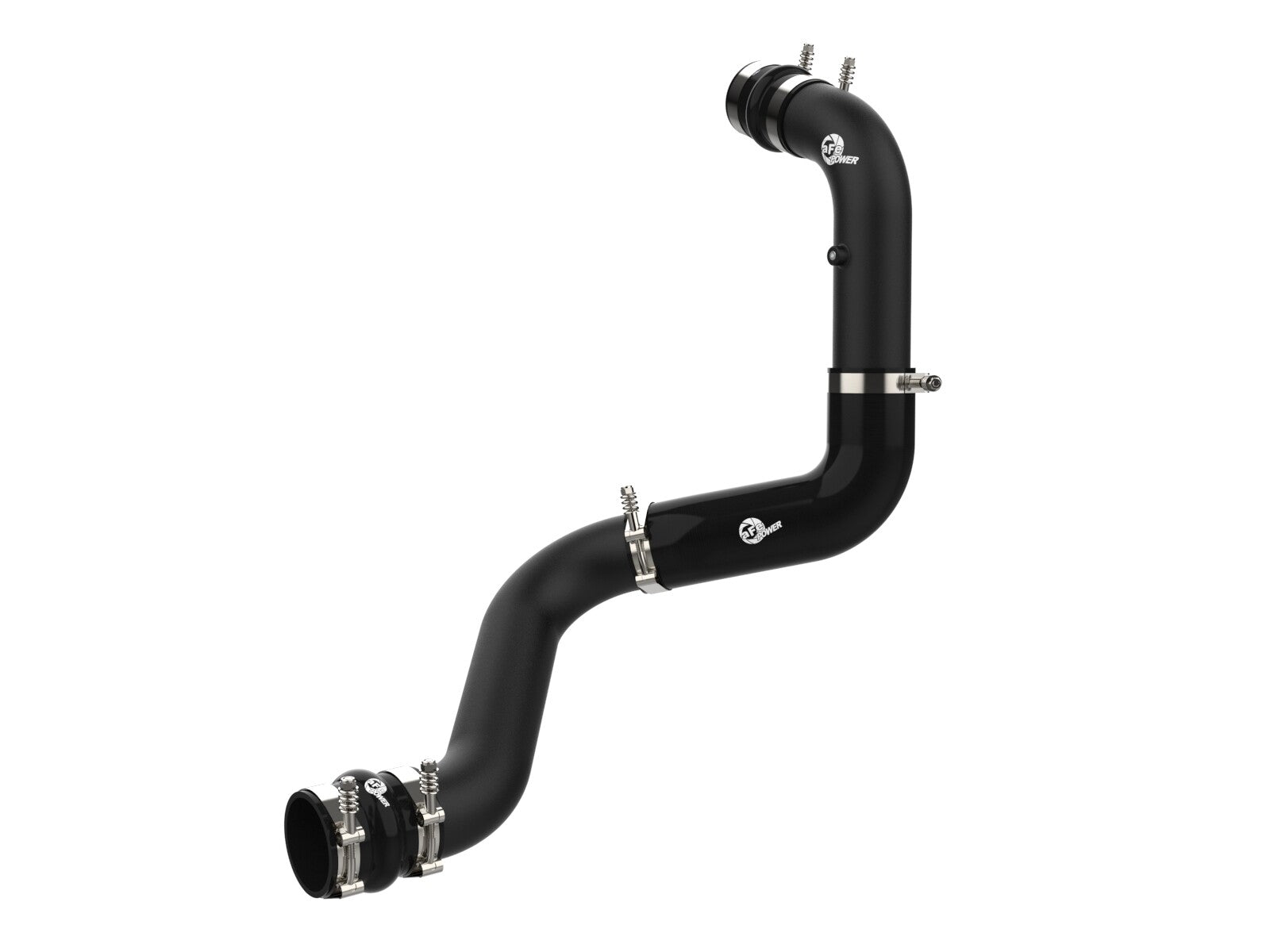 BladeRunner 3 Inch Aluminum Hot Charge Pipe Black GM Diesel Trucks 20-26 V8-6.6L (td) aFe Power