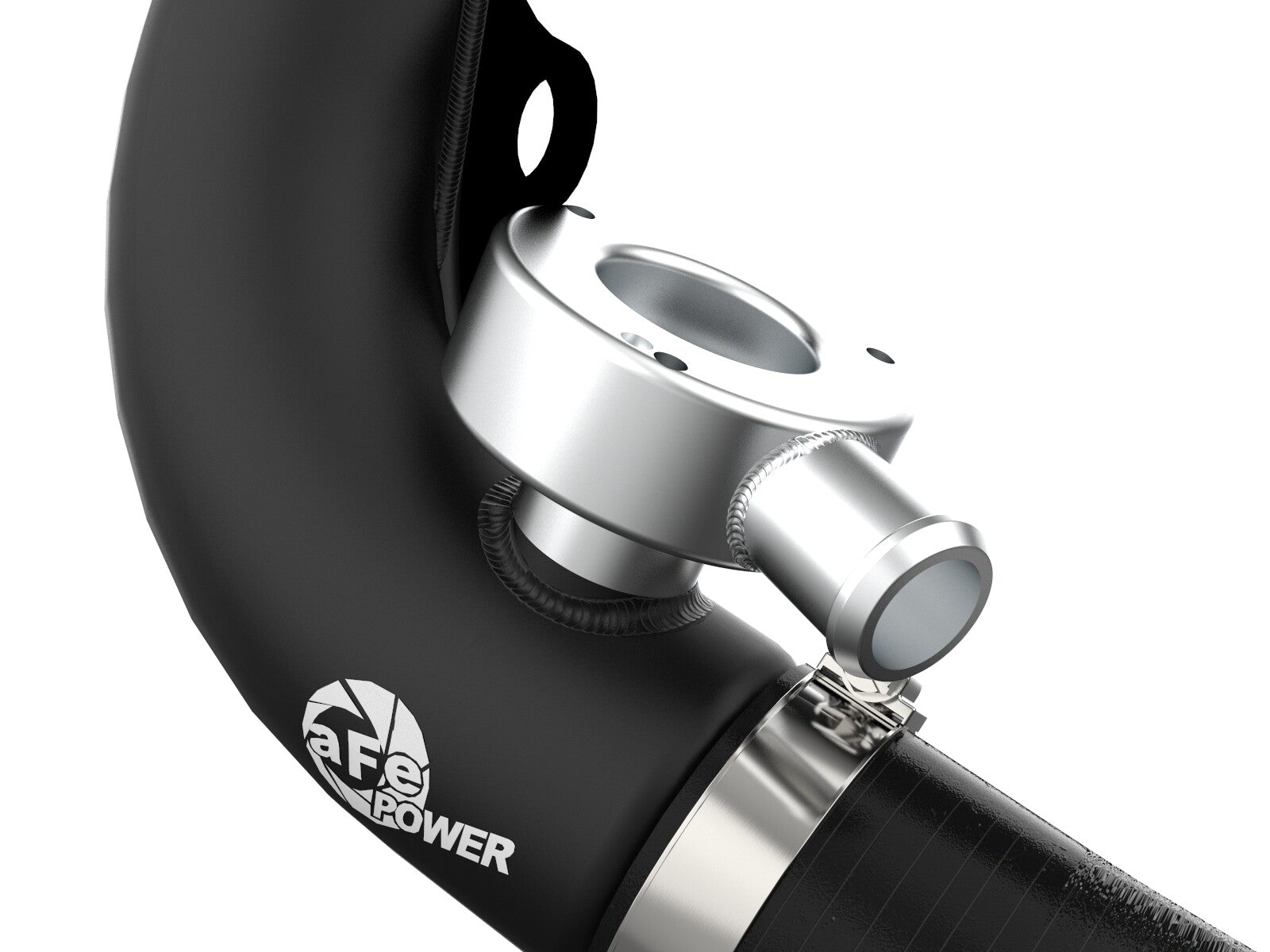 BladeRunner 2-1/2 Inch Aluminum Hot Charge Pipe Black Jeep Wrangler (Jl) 18-23 L4-2.0L (t) aFe Power