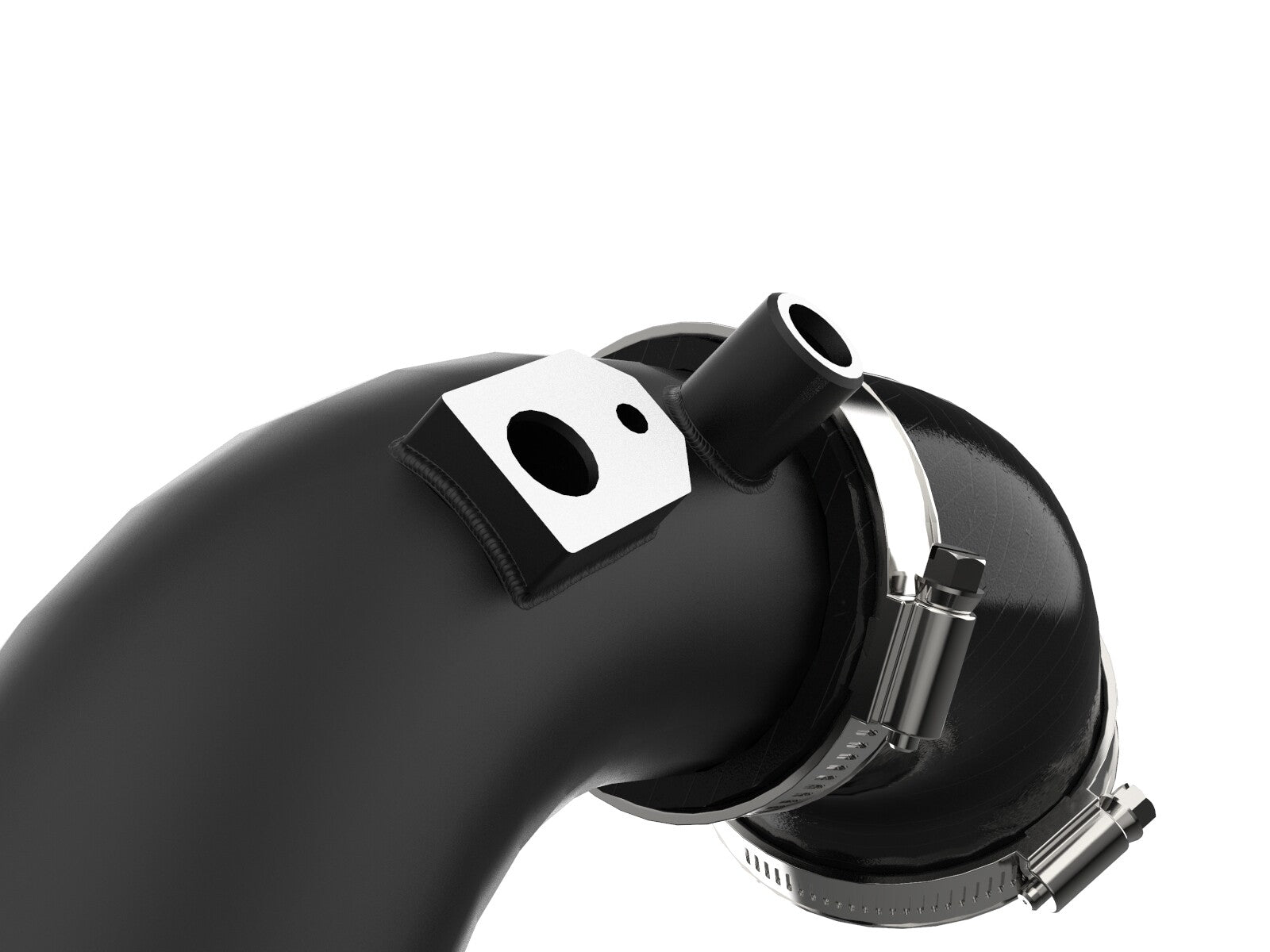 BladeRunner 2-1/2 Inch Aluminum Hot Charge Pipe Black Jeep Wrangler (Jl) 18-23 L4-2.0L (t) aFe Power