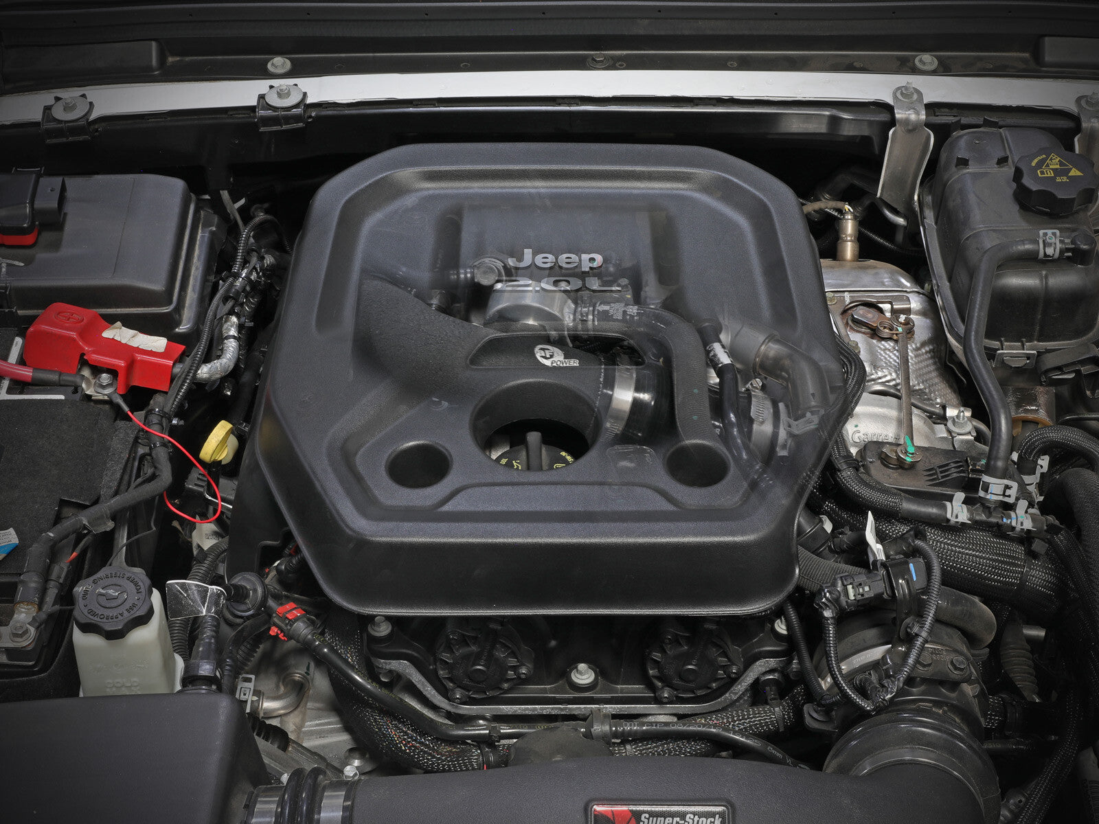 BladeRunner 2-1/2 Inch Aluminum Hot Charge Pipe Black Jeep Wrangler (Jl) 18-23 L4-2.0L (t) aFe Power