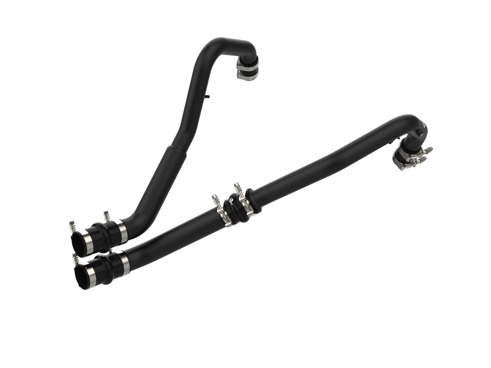 BladeRunner 2 Inch to 2-1/2 Inch Aluminum Hot Charge Pipe Black Ford F-150 21-24 V6-2.7L (tt) aFe Power