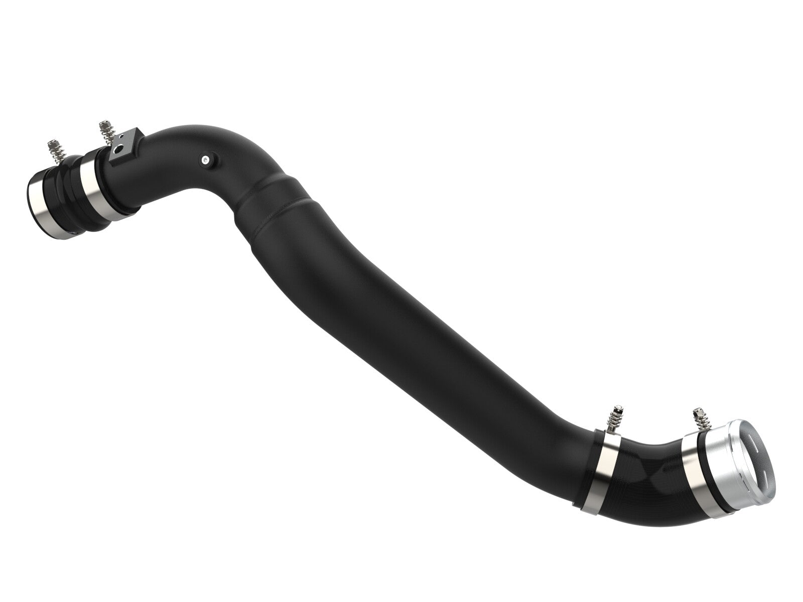 BladeRunner 3-1/2 Inch to 2-3/4 Inch Aluminum Cold Charge Pipe Black Ford F-150 21-26 V6-2.7L (tt) aFe Power