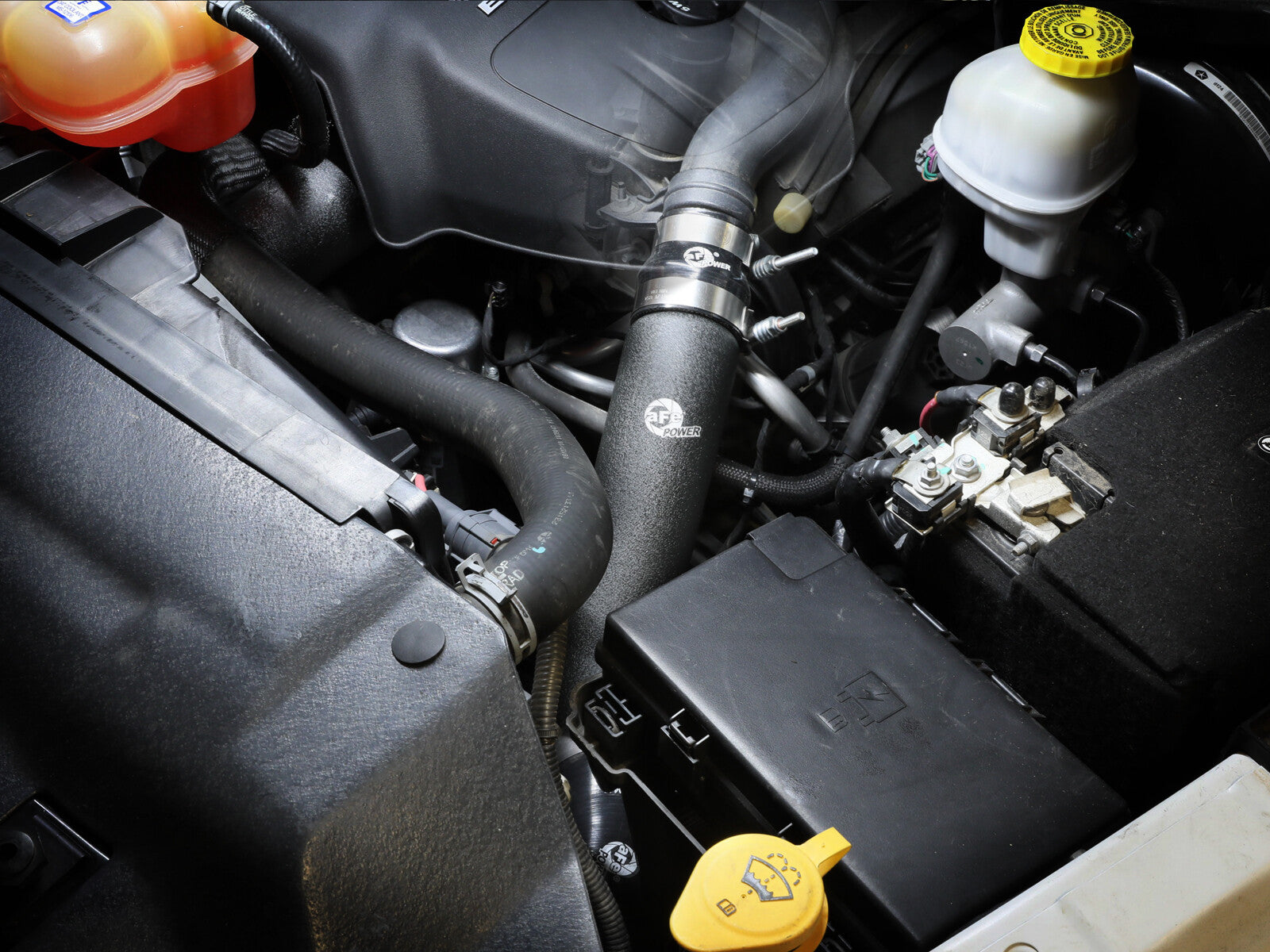 BladeRunner 2-1/2 Inch & 3 Inch Aluminum Hot and Cold Charge Pipe Kit Black Ram 1500 16-19 V6-3.0L (td) aFe Power