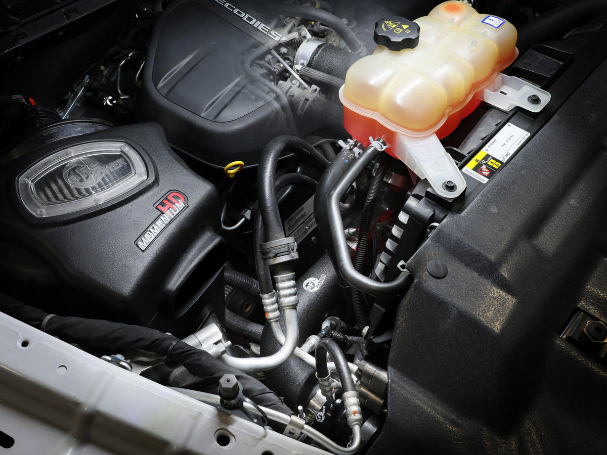 BladeRunner 2-1/2 Inch & 3 Inch Aluminum Hot and Cold Charge Pipe Kit Black Ram 1500 16-19 V6-3.0L (td) aFe Power