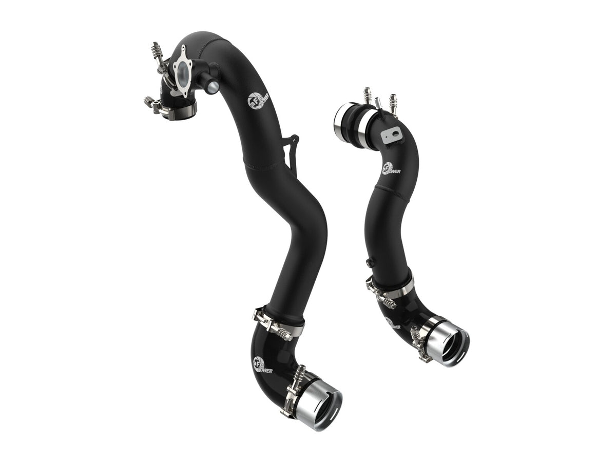 BladeRunner 3 Inch Aluminum Hot and Cold Charge Pipe Kit Black Ford Bronco 21-24/Ranger 2024 L4-2.3L (t) aFe Power