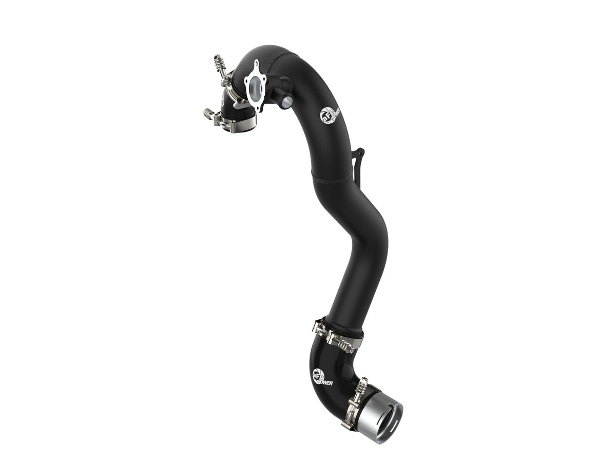 BladeRunner 3 Inch Aluminum Hot Charge Pipe Black Ford Bronco 21-24/Ranger 2024 L4-2.3L (t) aFe Power