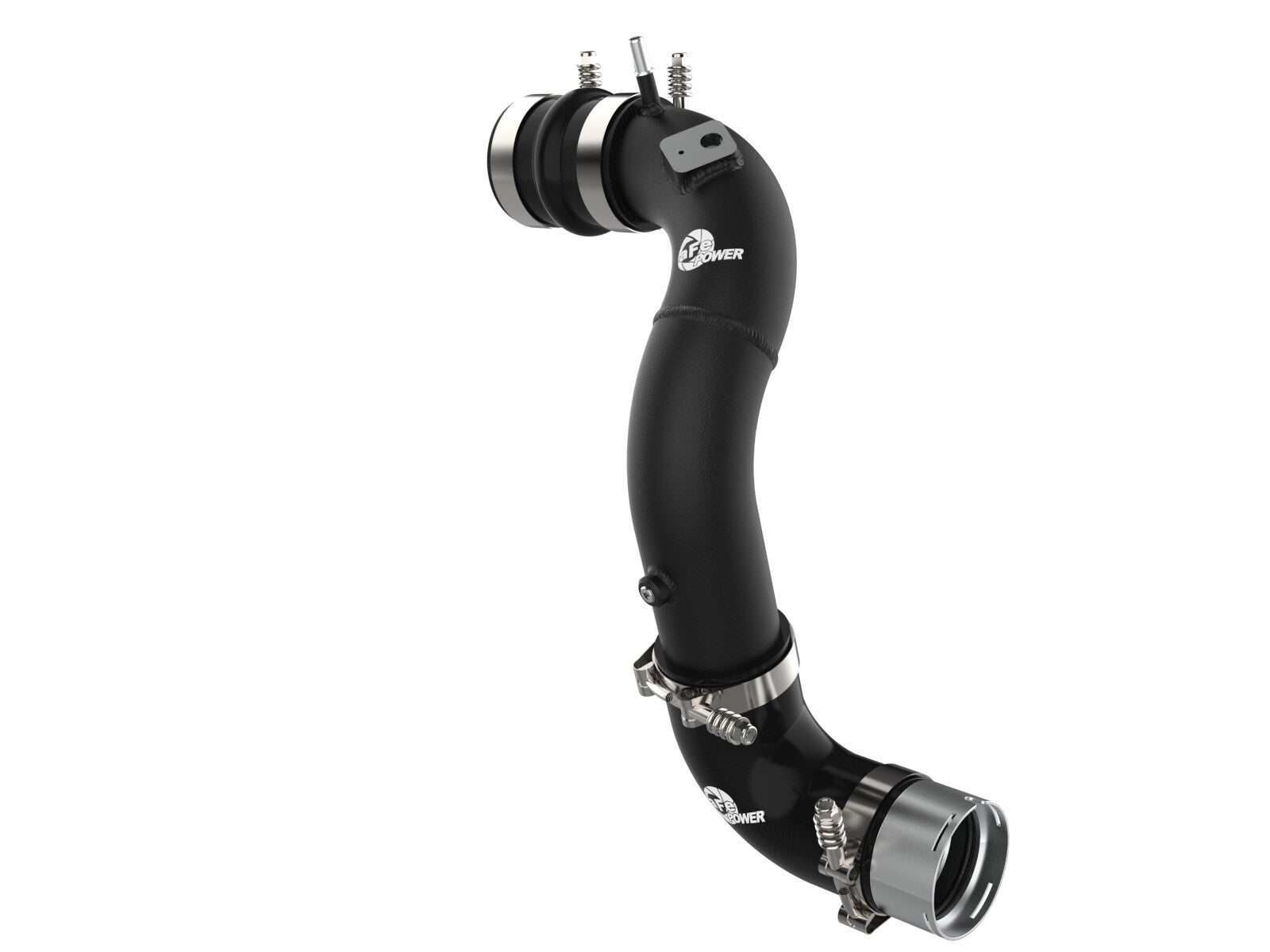 BladeRunner 3 Inch Aluminum Cold Charge Pipe Black Ford Bronco 21-24/Ranger 2024 L4-2.3L (t) aFe Power
