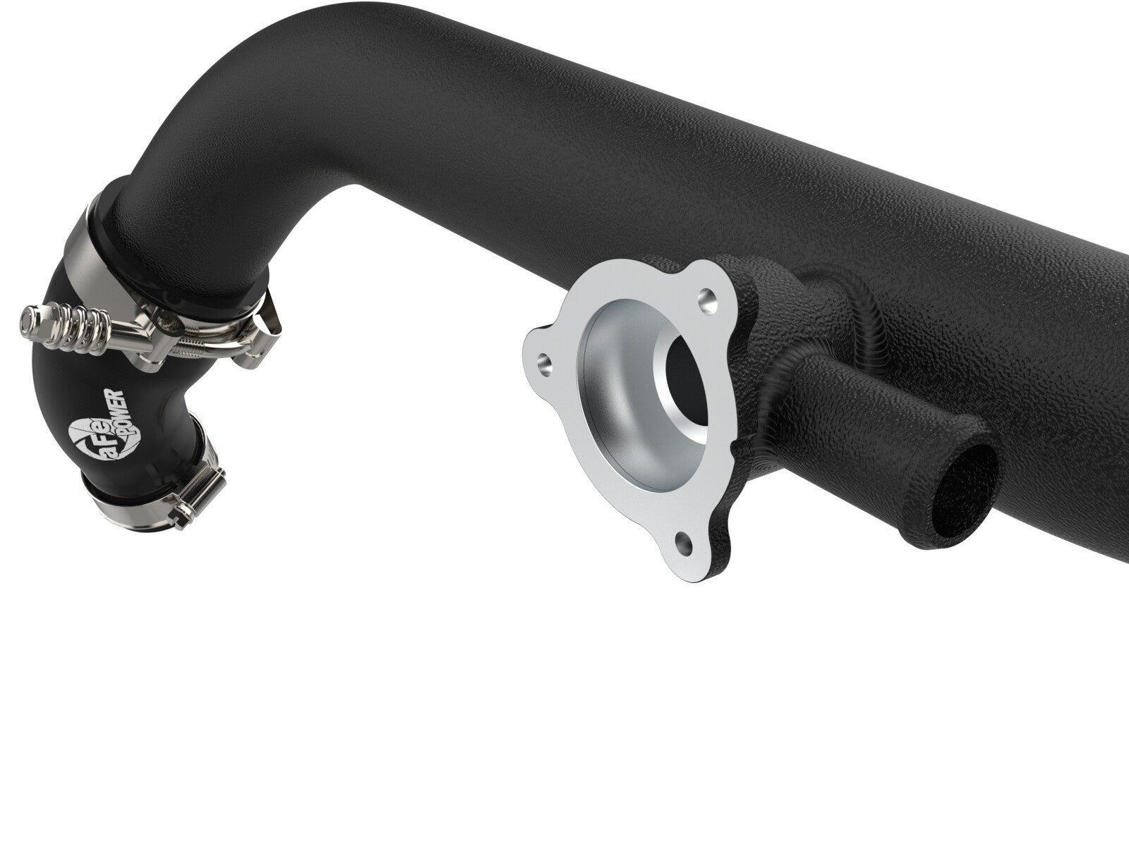 BladeRunner 2-1/4 Inch & 2-3/4 Inch Aluminum Hot and Cold Charge Pipe Kit Black Ford Bronco 21-26 V6-2.7L (tt) aFe Power