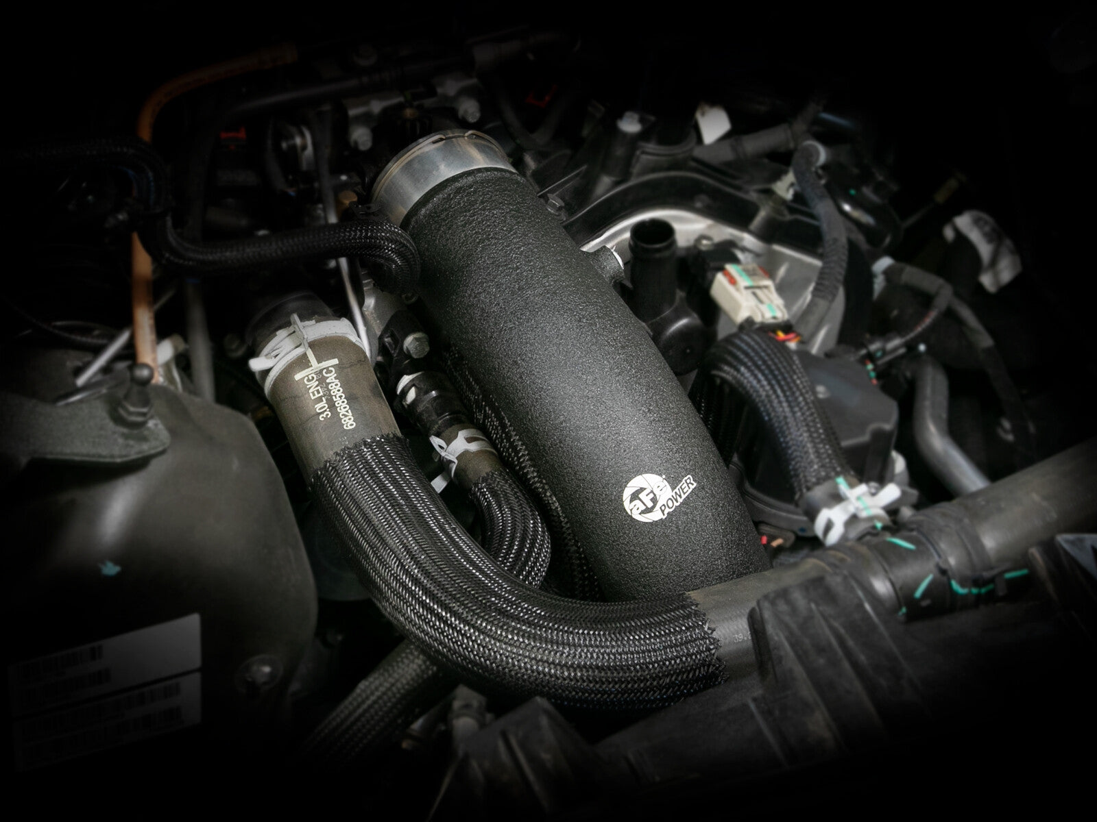 BladeRunner 3 Inch Aluminum Cold Charge Pipe Black Ram 1500 20-22 V6-3.0L (td) aFe Power