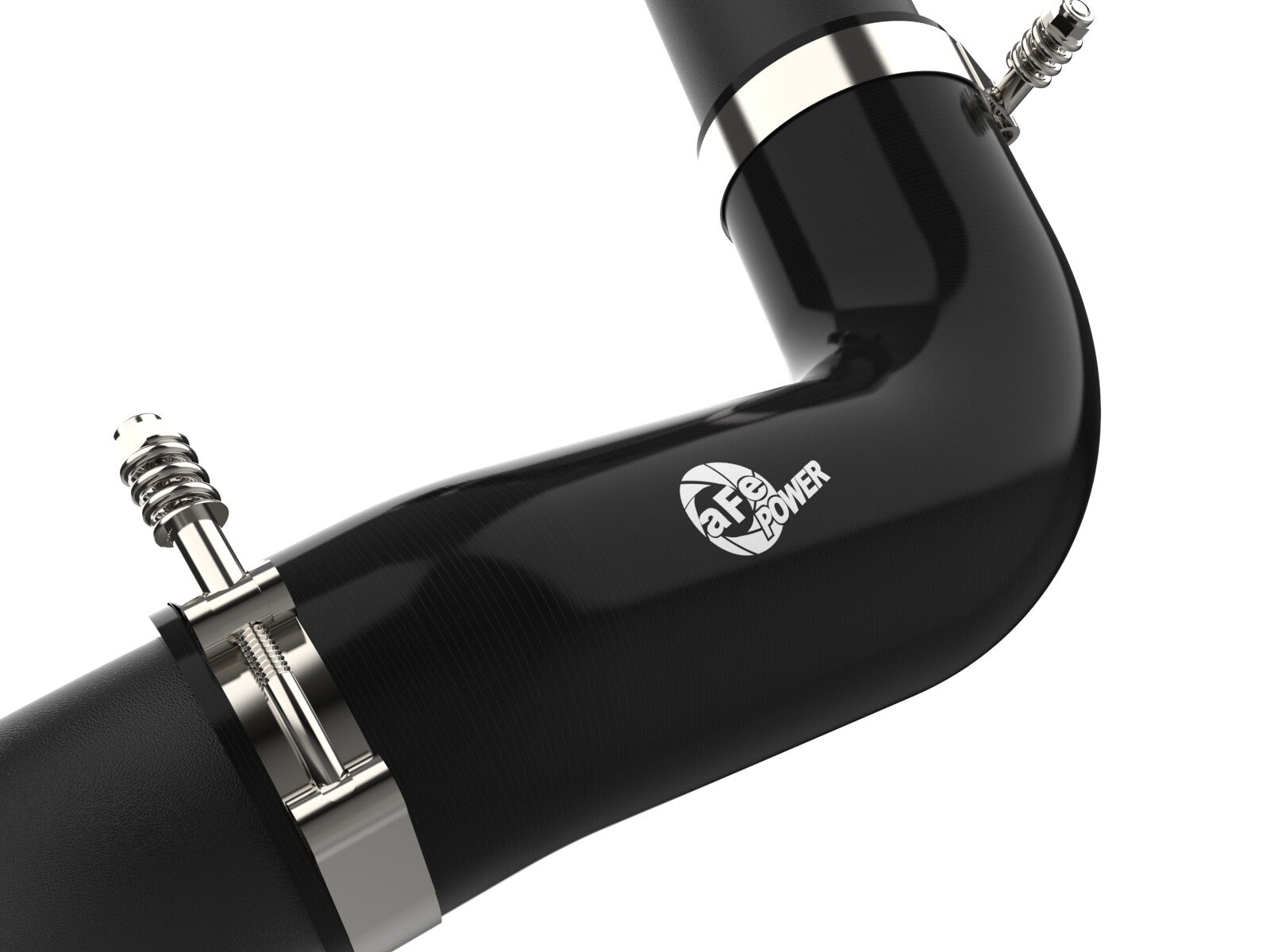 BladeRunner Aluminum Hot and Cold Charge Pipe Kit Black GM Diesel Trucks 24-26 V8-6.6L (td) L5P aFe Power