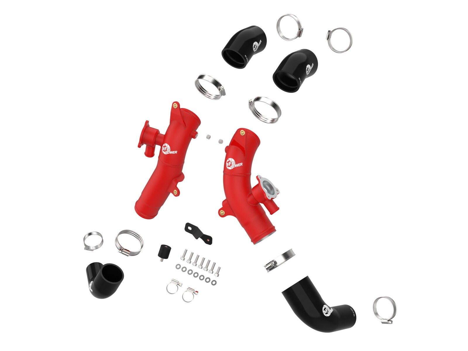 BladeRunner 2-1/2 Inch Aluminum Hot Charge Pipe Black Toyota Sequoia 23-26 V6-3.4L (tt) Hybrid aFe Power