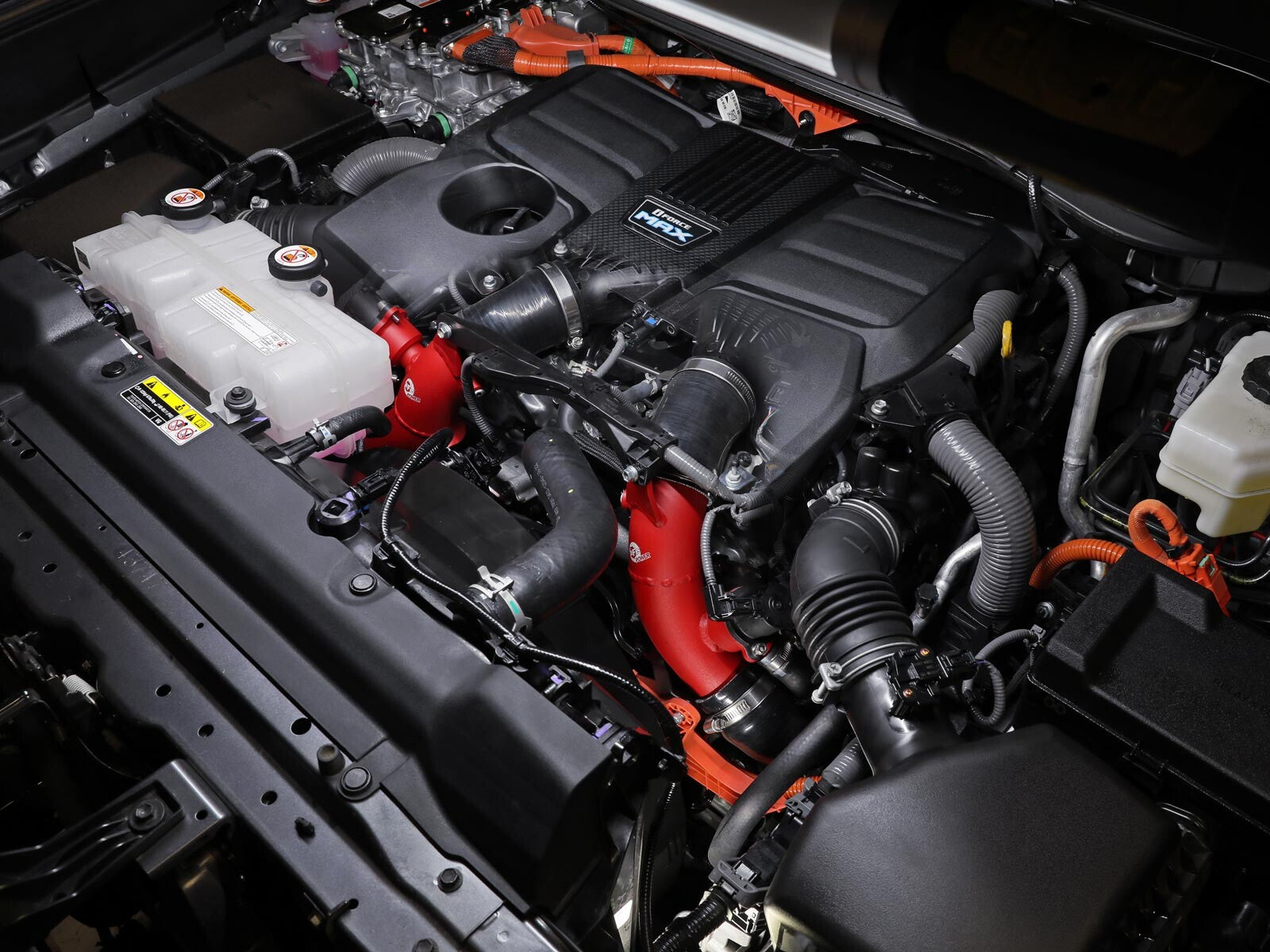 BladeRunner 2-1/2 Inch Aluminum Hot Charge Pipe Black Toyota Sequoia 23-26 V6-3.4L (tt) Hybrid aFe Power