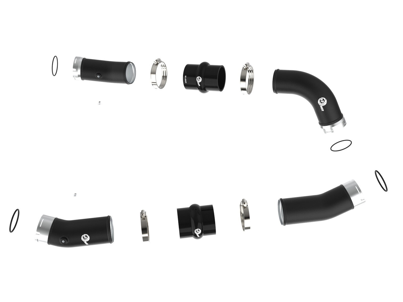 BladeRunner Aluminum Hot and Cold Charge Pipe Kit Toyota Tacoma 24-26 L4-2.4L (t) aFe Power