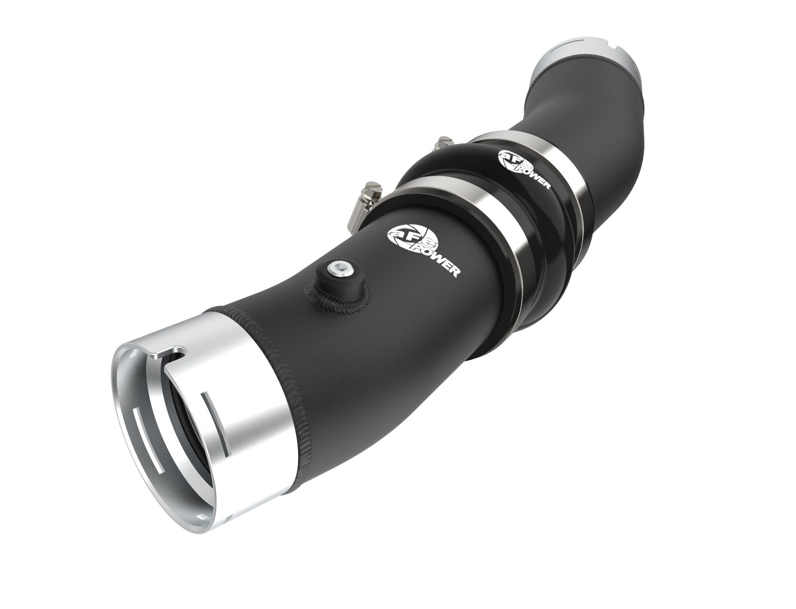 BladeRunner 3 Inch Aluminum Cold Charge Pipe Black Toyota Tacoma 24-26 L4-2.4L (t) aFe Power