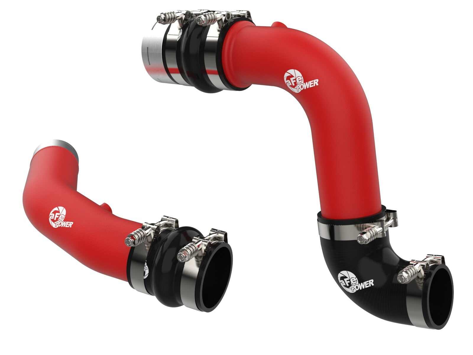 BladeRunner Aluminum Hot and Cold Charge Pipe Kit Ford Diesel Trucks 23-26 V8-6.7L (td) aFe Power