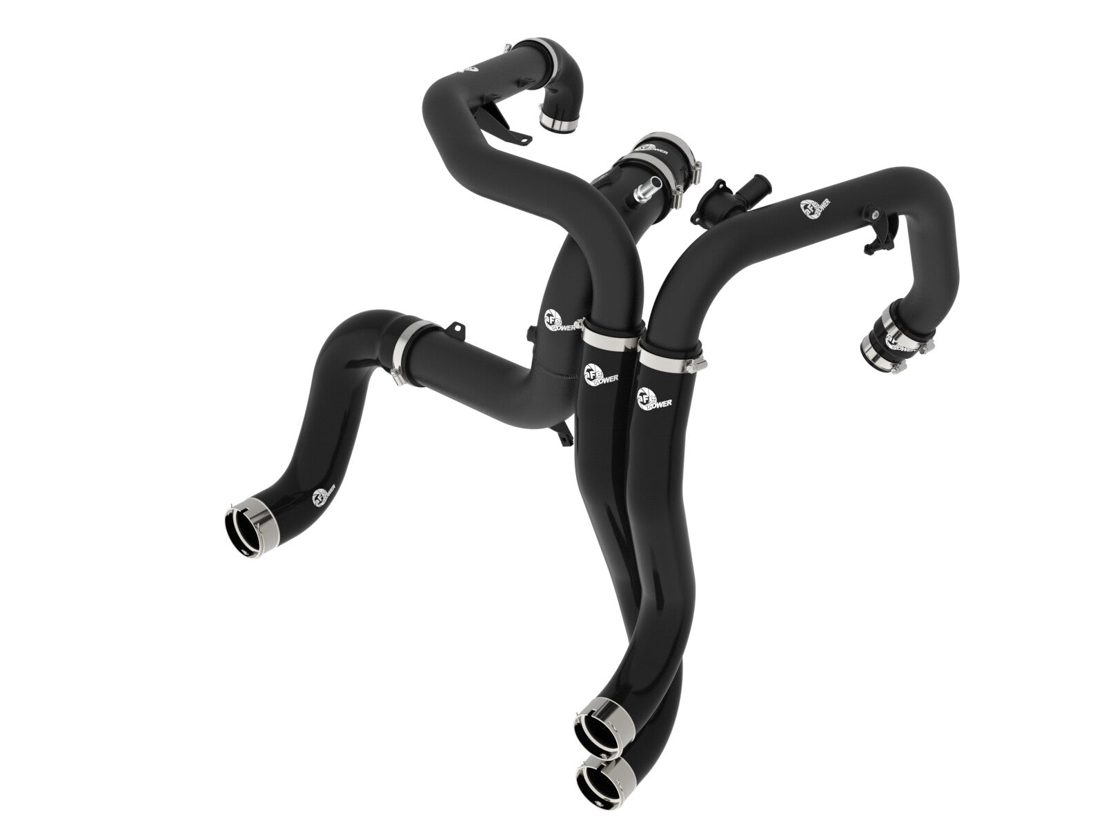 BladeRunner 2-1/4 Inch & 3 Inch Aluminum Hot and Cold Charge Pipe Kit Ford Bronco Raptor 22-26/Ranger Raptor 24-26 V6-3.0L (tt) aFe Power