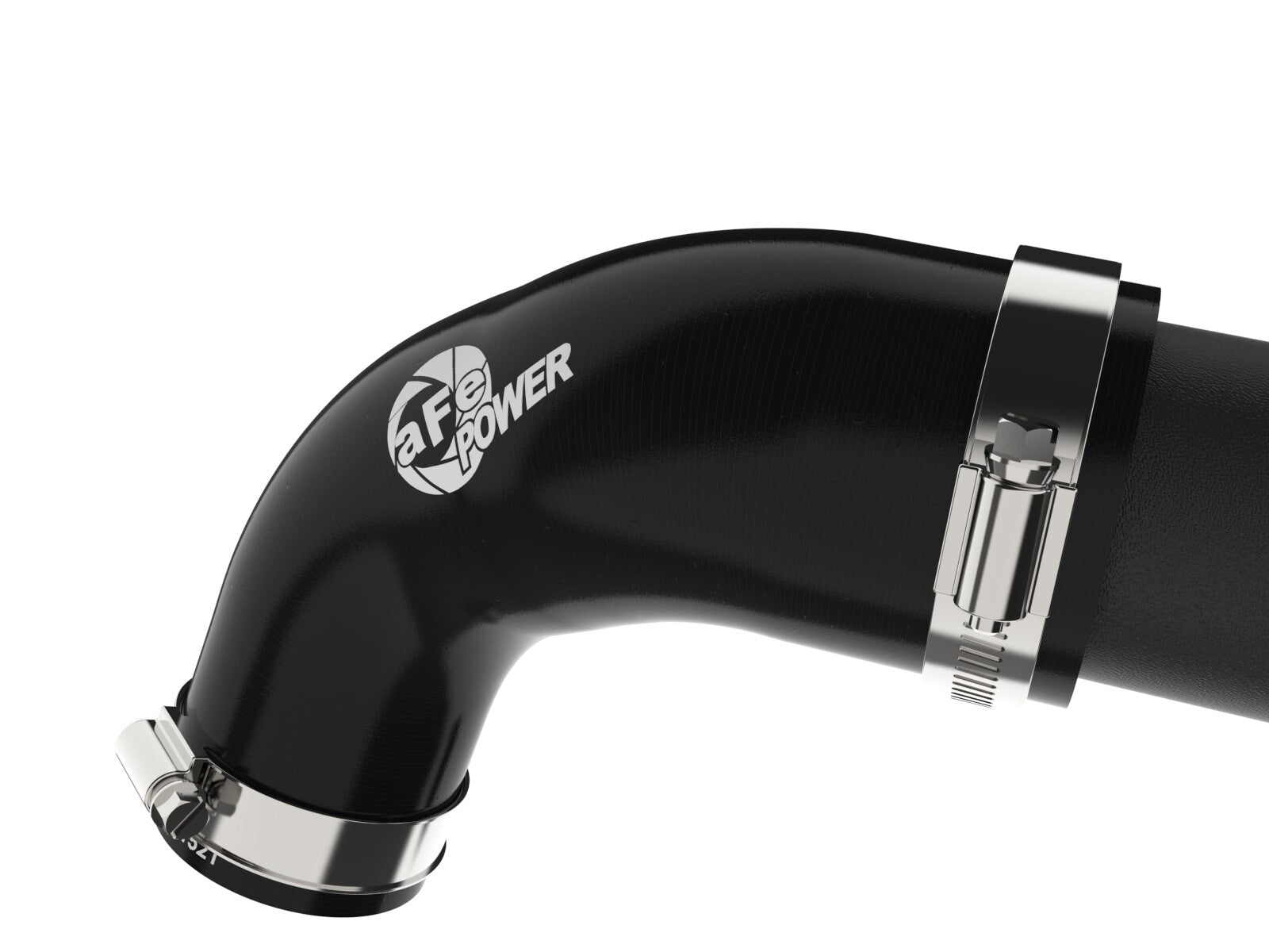 BladeRunner 2-1/4 Inch Aluminum Hot Charge Pipe Black Ford Bronco Raptor 22-26/Ranger Raptor 24-26 V6-3.0L (tt) aFe Power